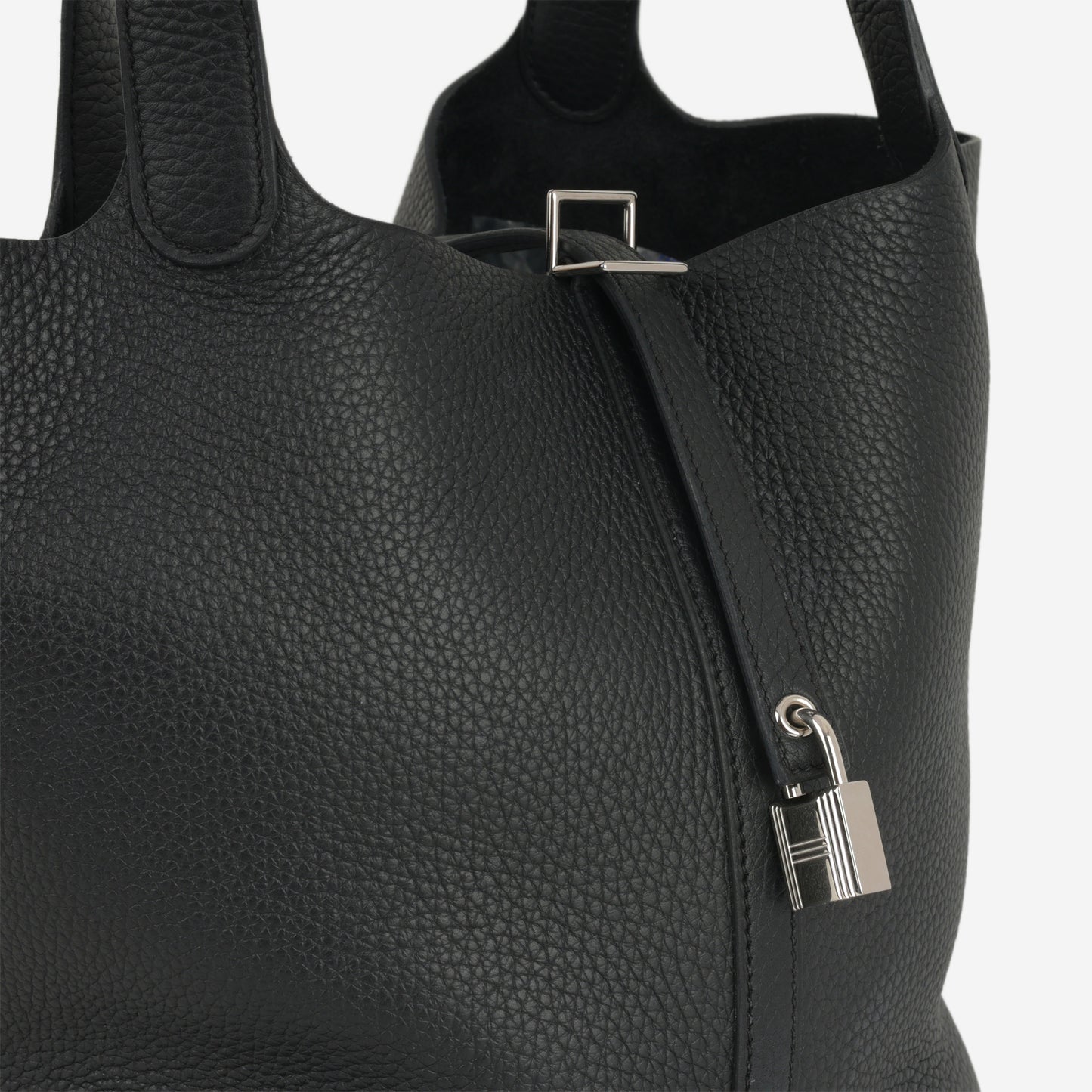 Hermès Picotin 22 - Black Clemence | Palladium Hardware