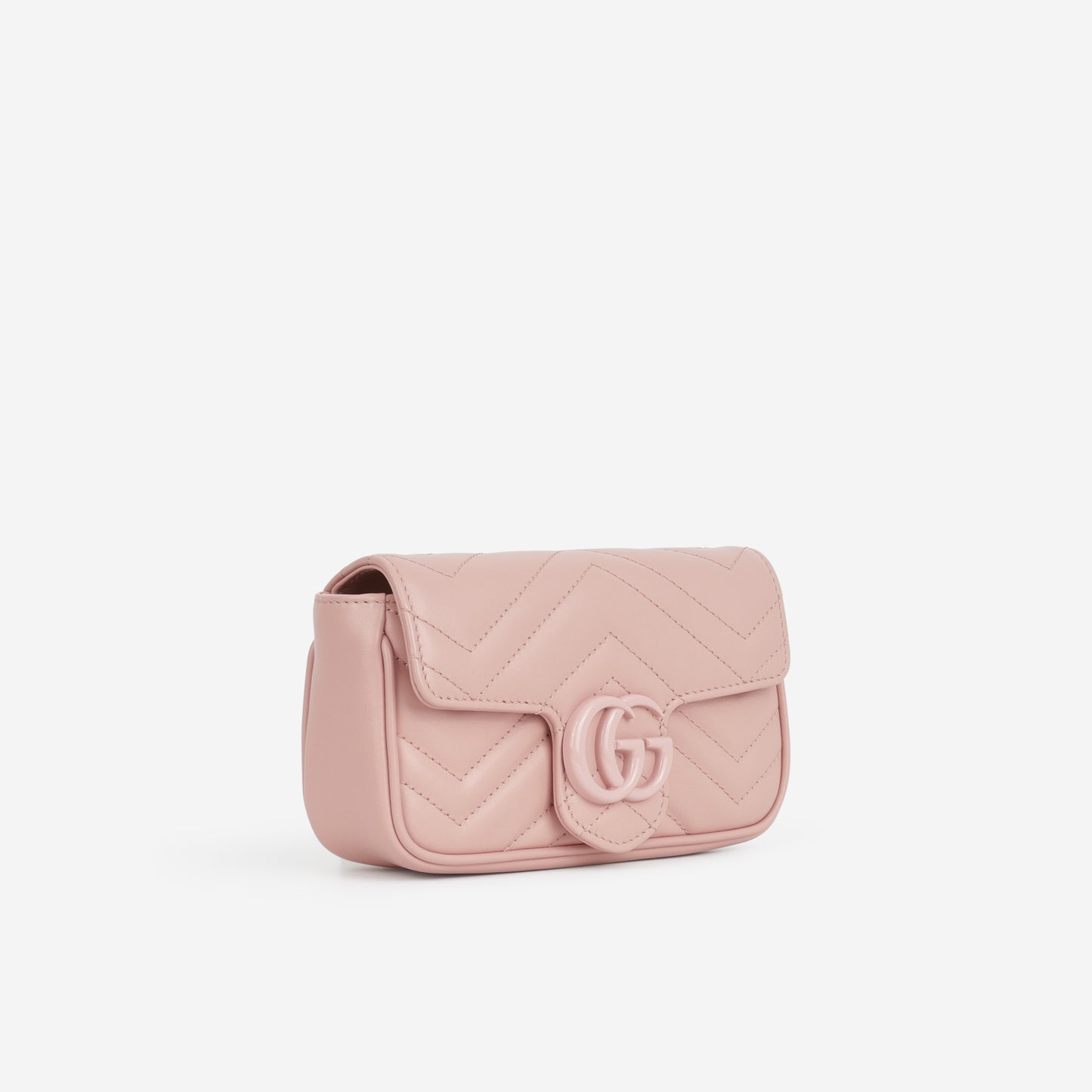 Gucci Super Mini Marmont - So Pink Calfskin | Pink Hardware - Bagista