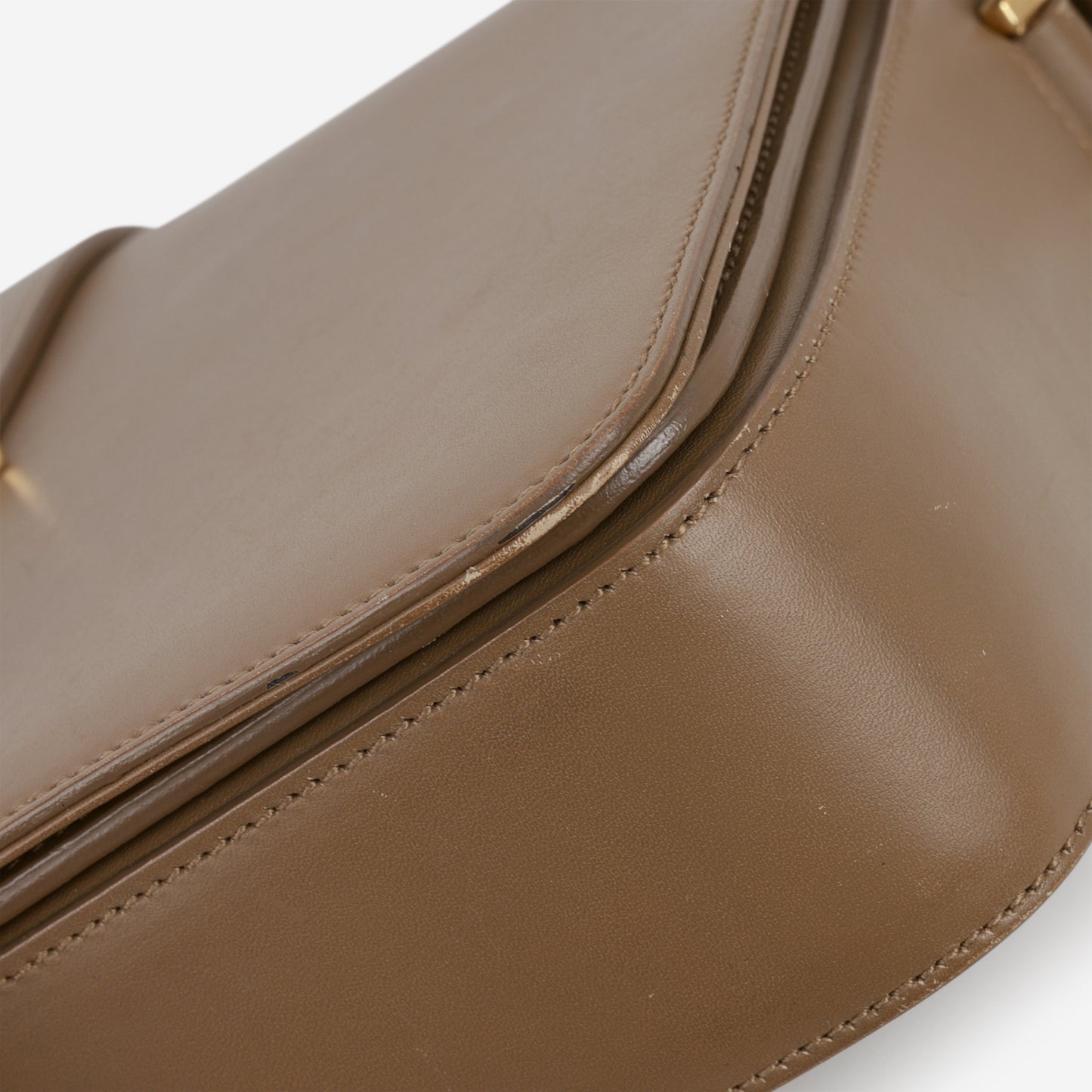 Saint Laurent Université Flap Bag - Tan Leather | Gold Hardware - Bagista