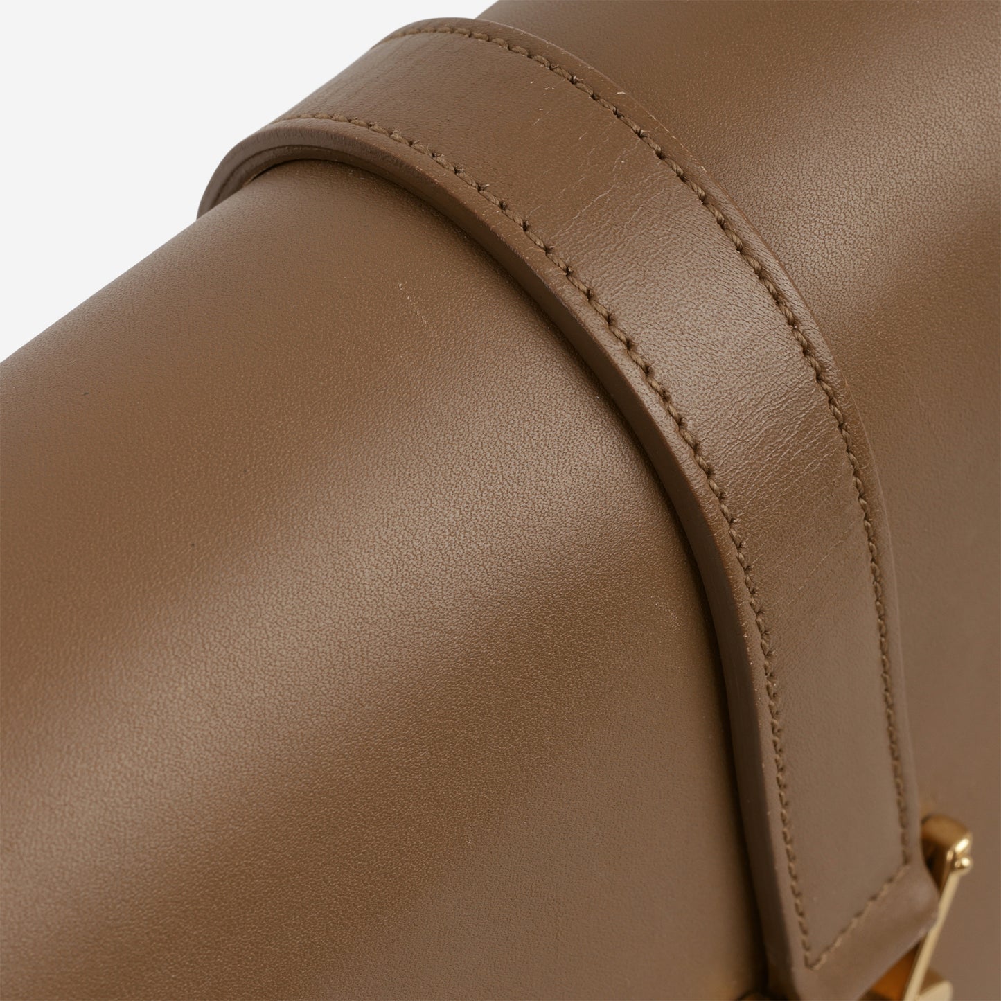 Saint Laurent Université Flap Bag - Tan Leather | Gold Hardware - Bagista
