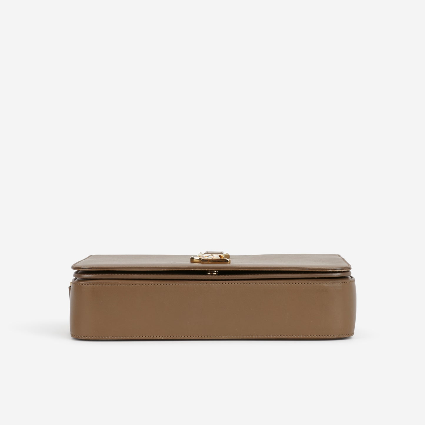 Saint Laurent Université Flap Bag - Tan Leather | Gold Hardware - Bagista