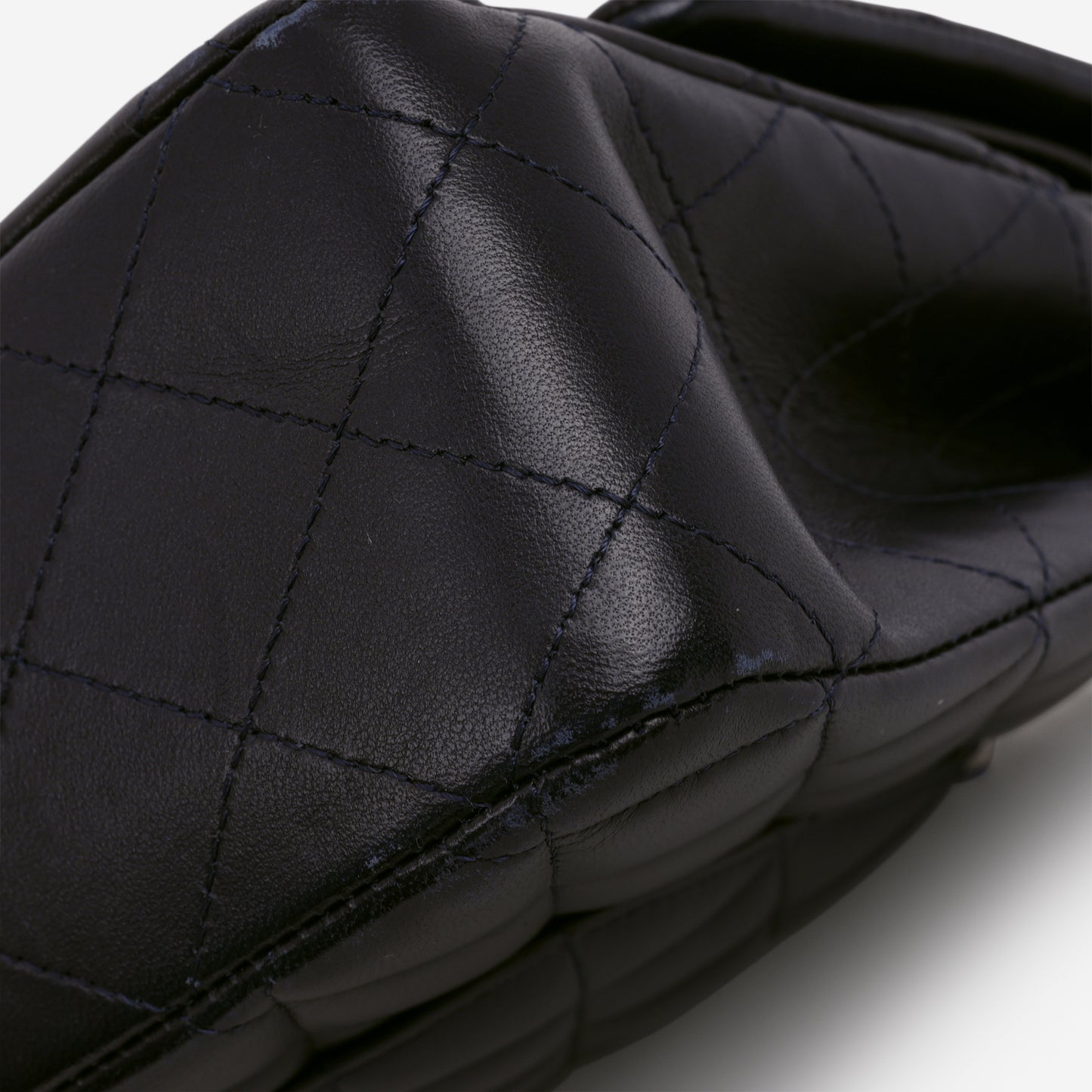 Chanel Medium Classic Flap - Navy Lambskin | Brushed Gold Hardware