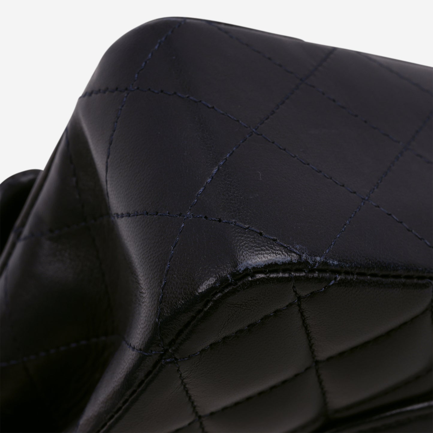 Chanel Medium Classic Flap - Navy Lambskin | Brushed Gold Hardware