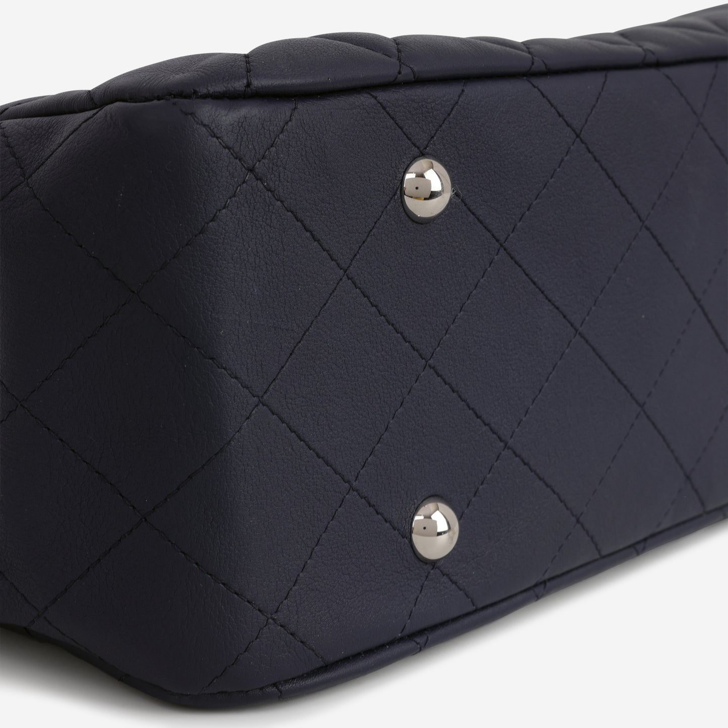 Chanel Timeless CC Shopping Tote - Navy Lambskin | Silver Hardware