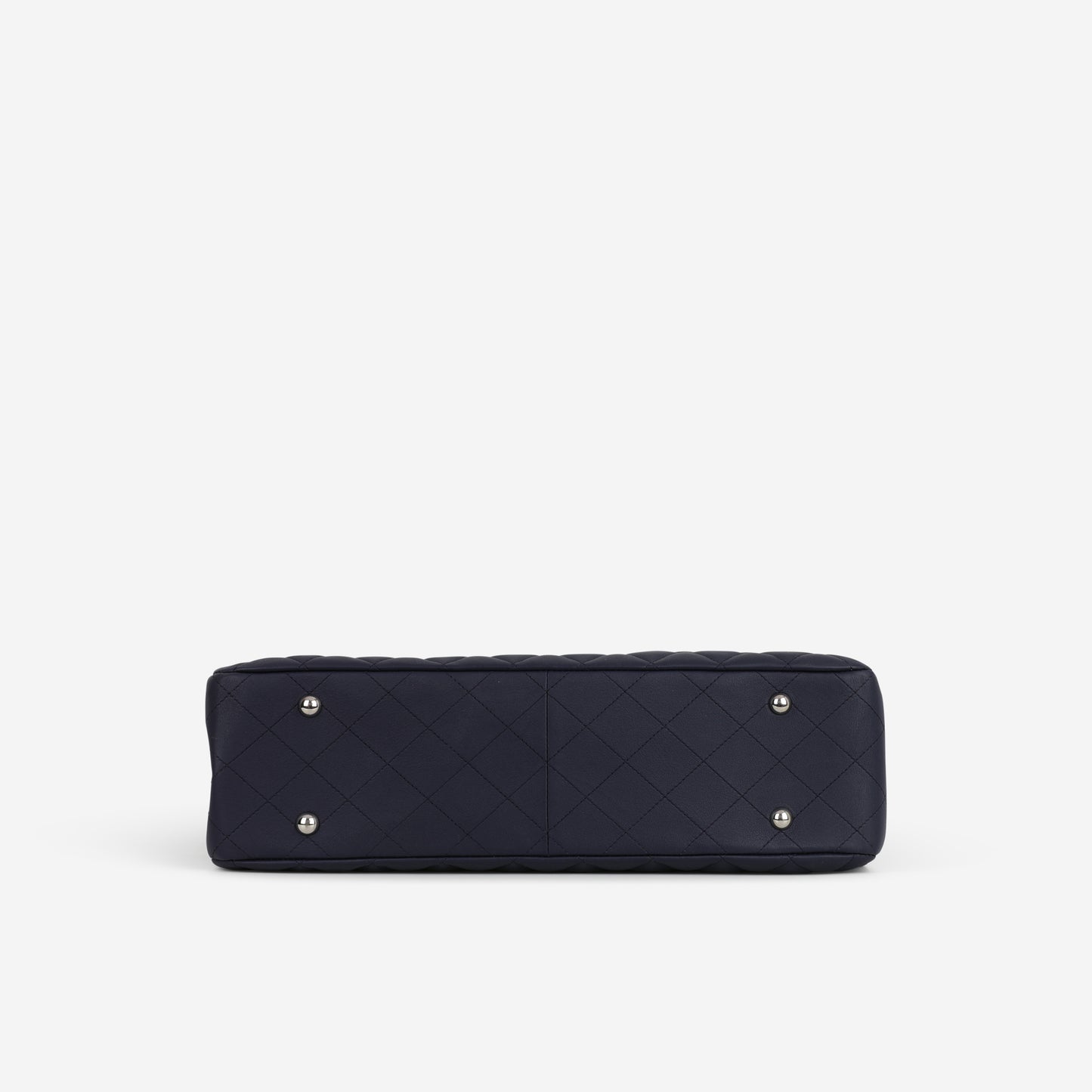 Chanel Timeless CC Shopping Tote - Navy Lambskin | Silver Hardware