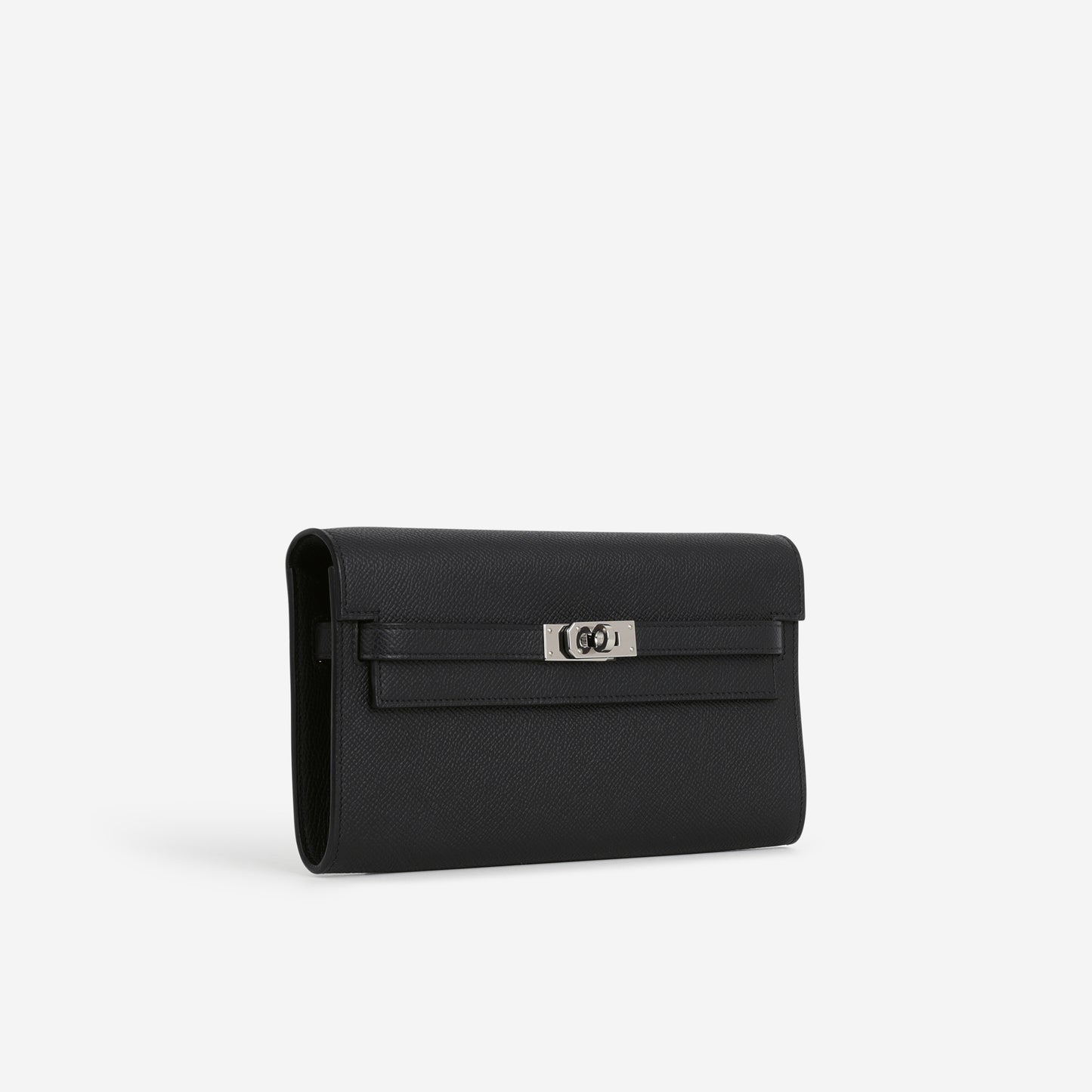 Hermès Kelly To Go Wallet - Black Epsom | Palladium Hardware
