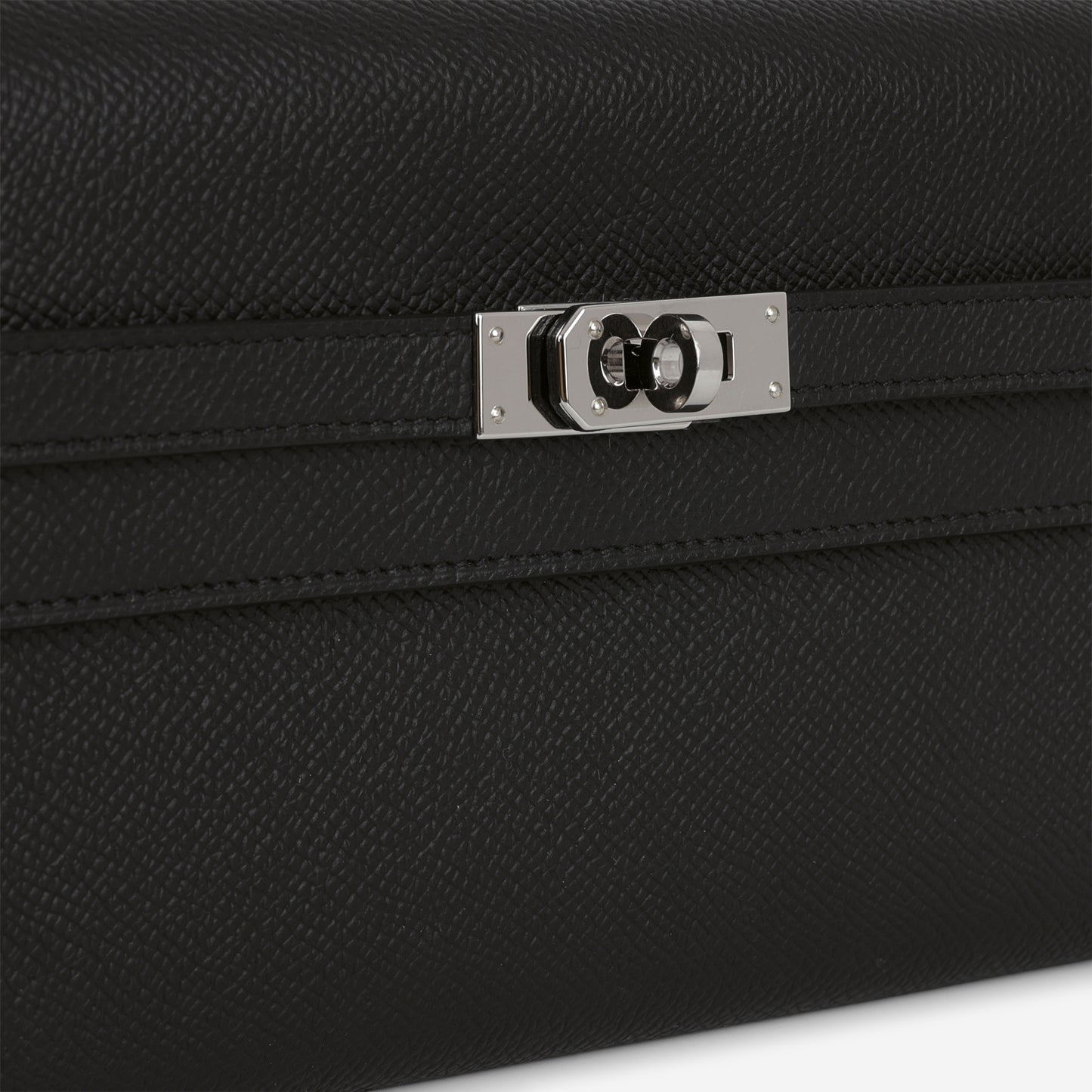 Hermès Kelly To Go Wallet - Black Epsom | Palladium Hardware