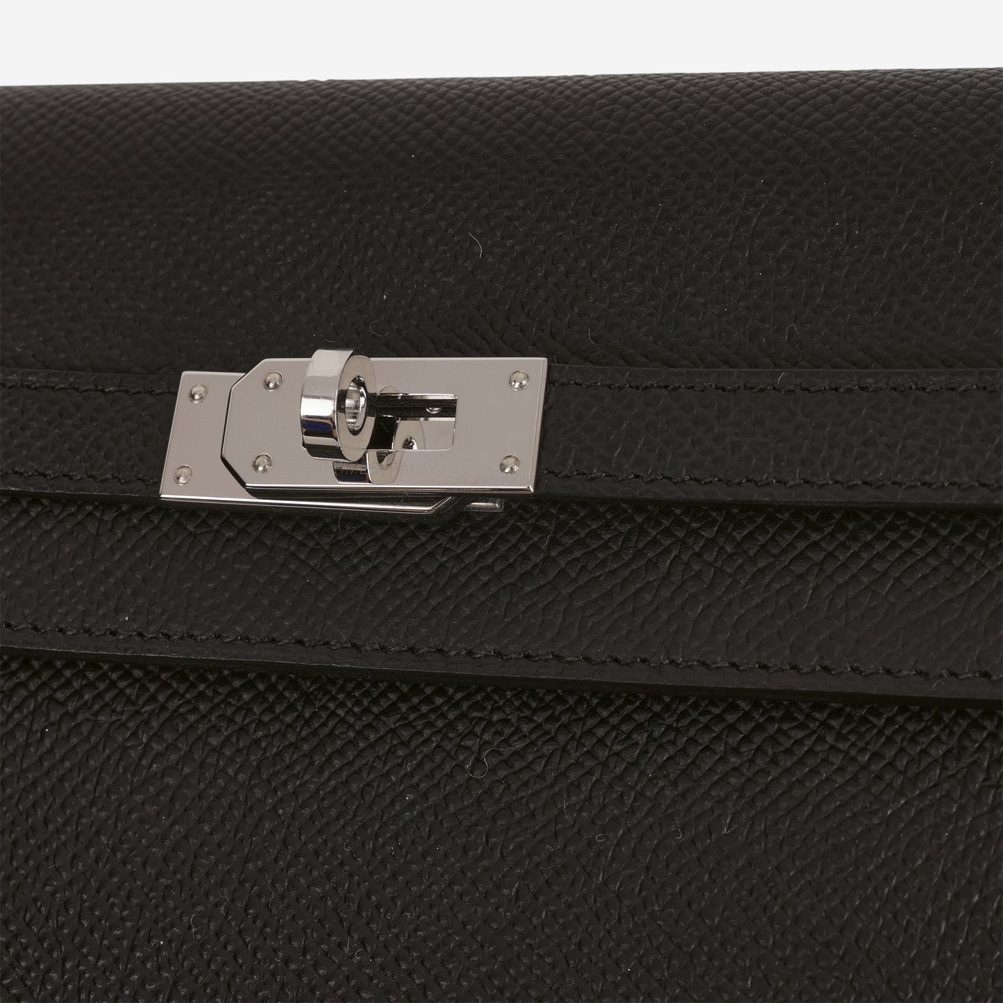 Hermès Kelly To Go Wallet - Black Epsom | Palladium Hardware
