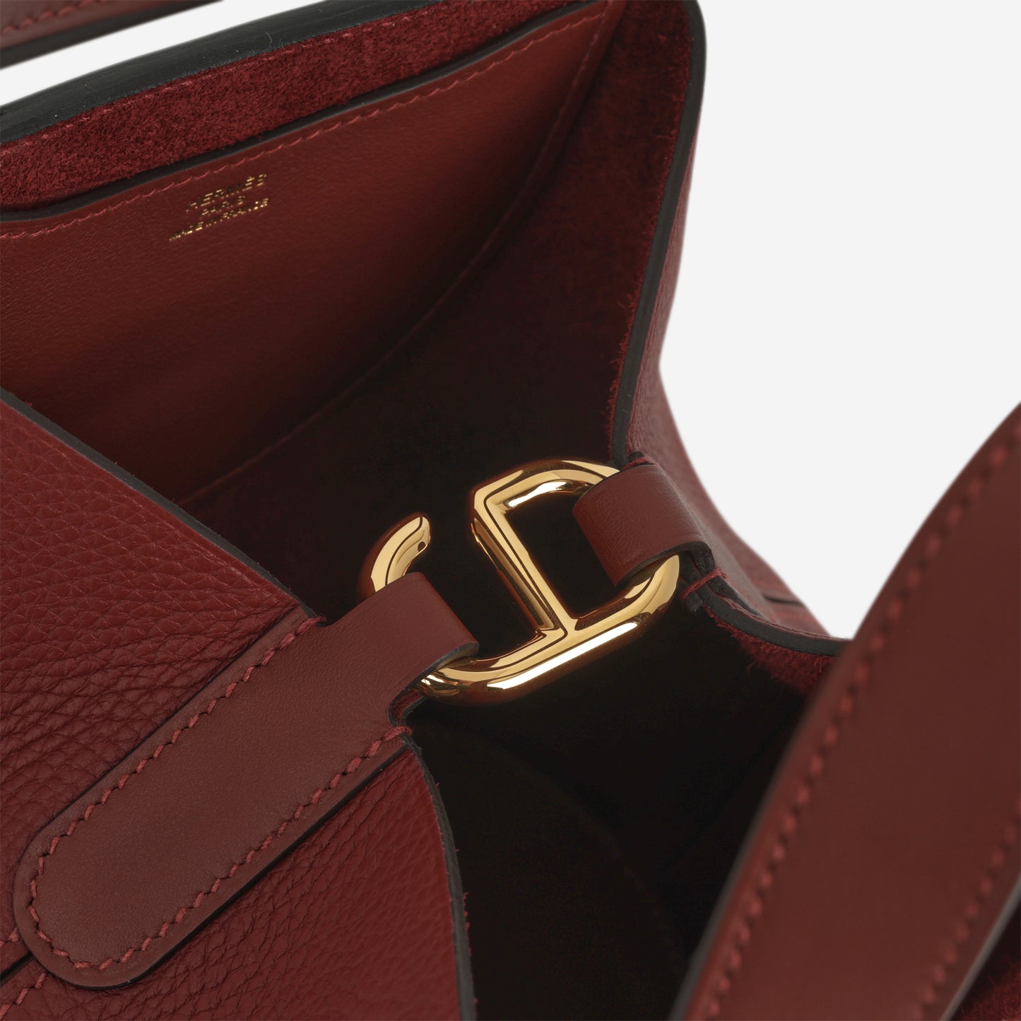 Hermès In-The-Loop 18 Bag - Rouge H Clemence / Swift | Gold Hardware