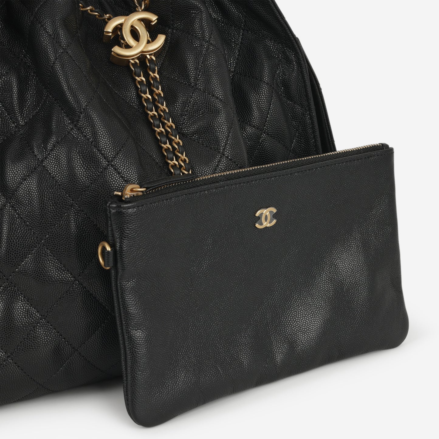 Chanel Medium 25 Hobo Bag - Black Caviar | Gold Hardware