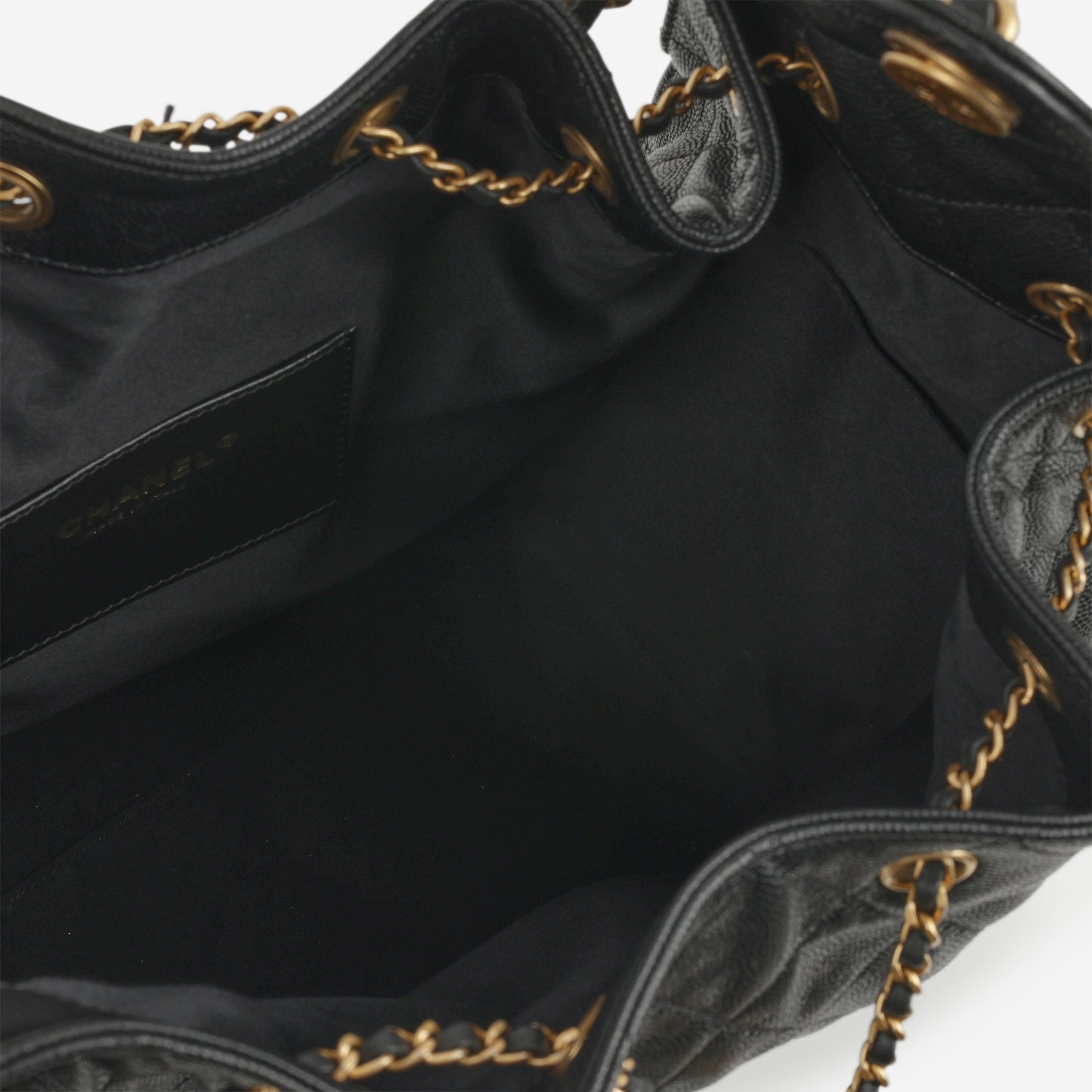 Chanel Medium 25 Hobo Bag - Black Caviar | Gold Hardware