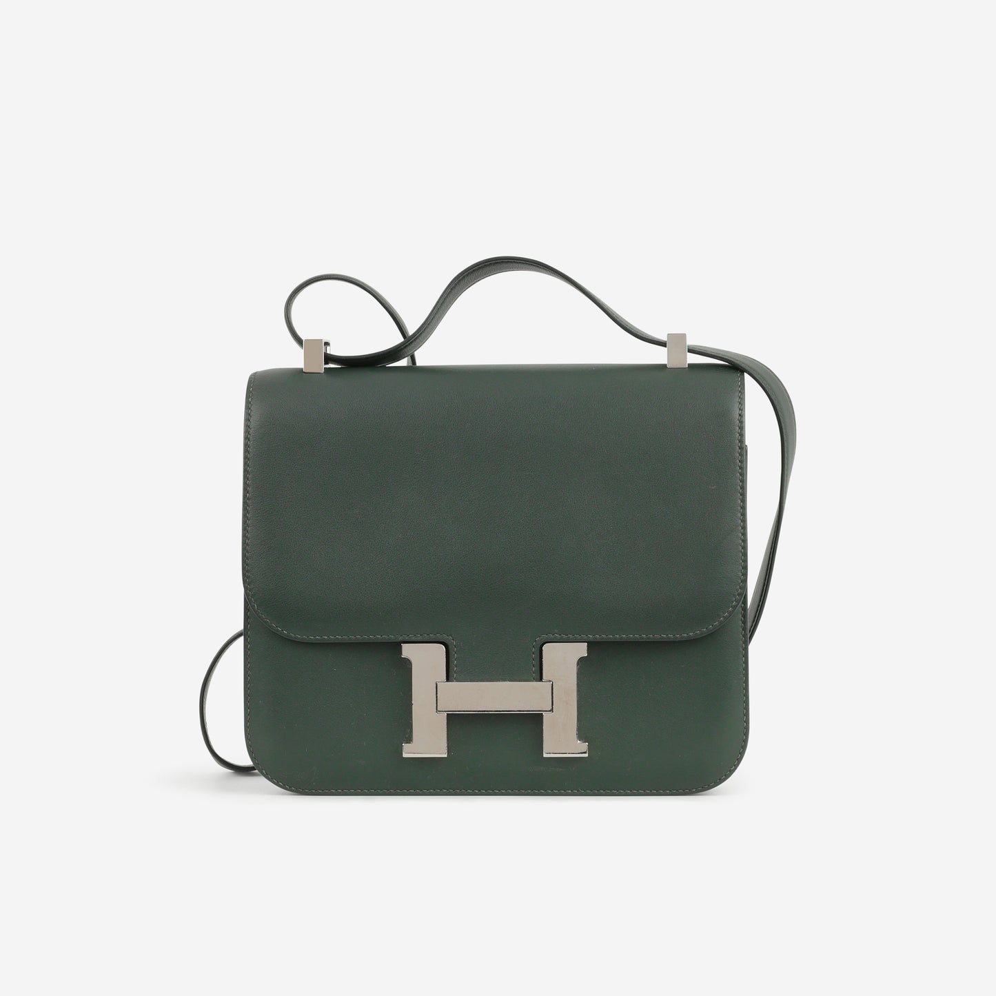Hermès Constance 24 - Vert Fonce Swift | Palladium Hardware