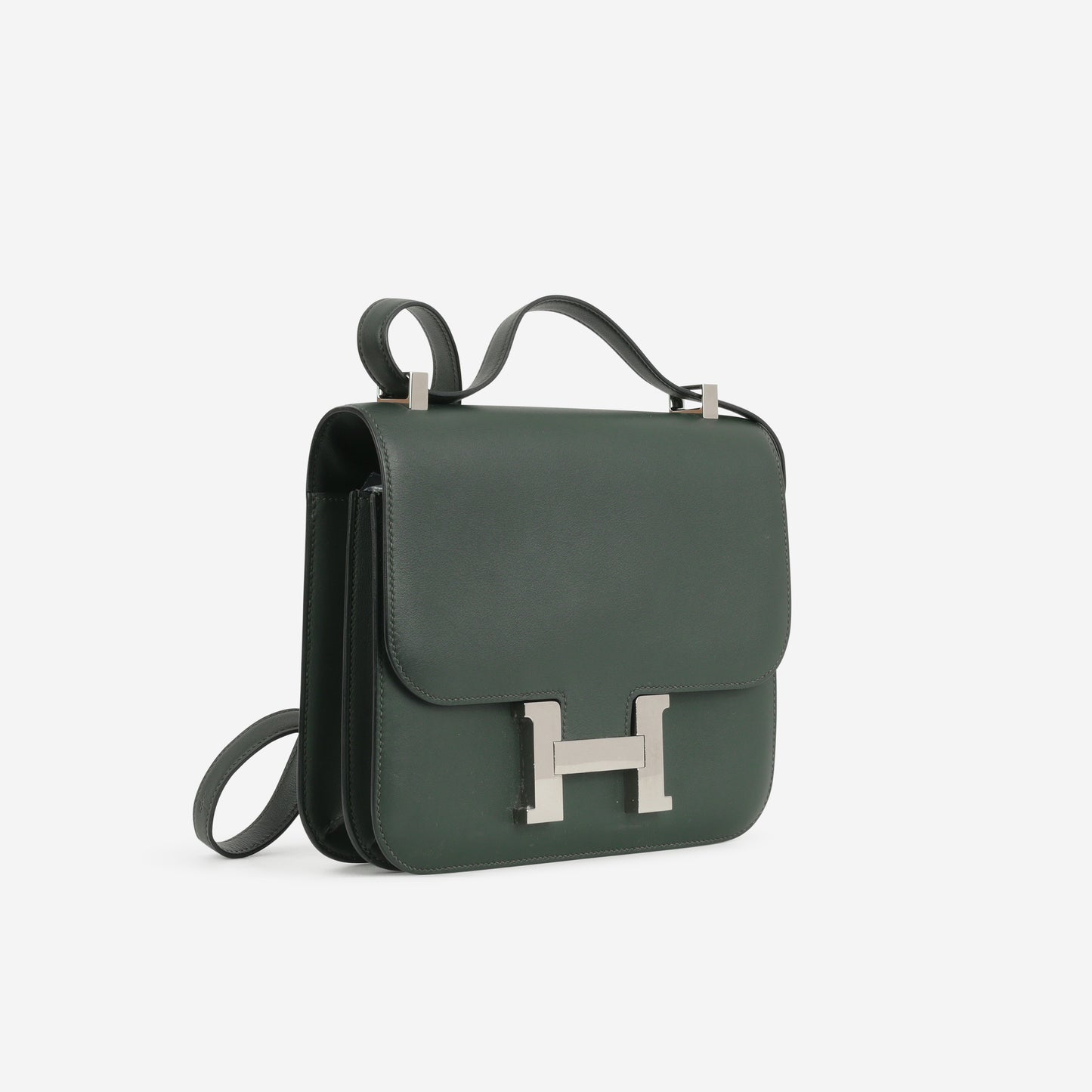 Hermès Constance 24 - Vert Fonce Swift | Palladium Hardware
