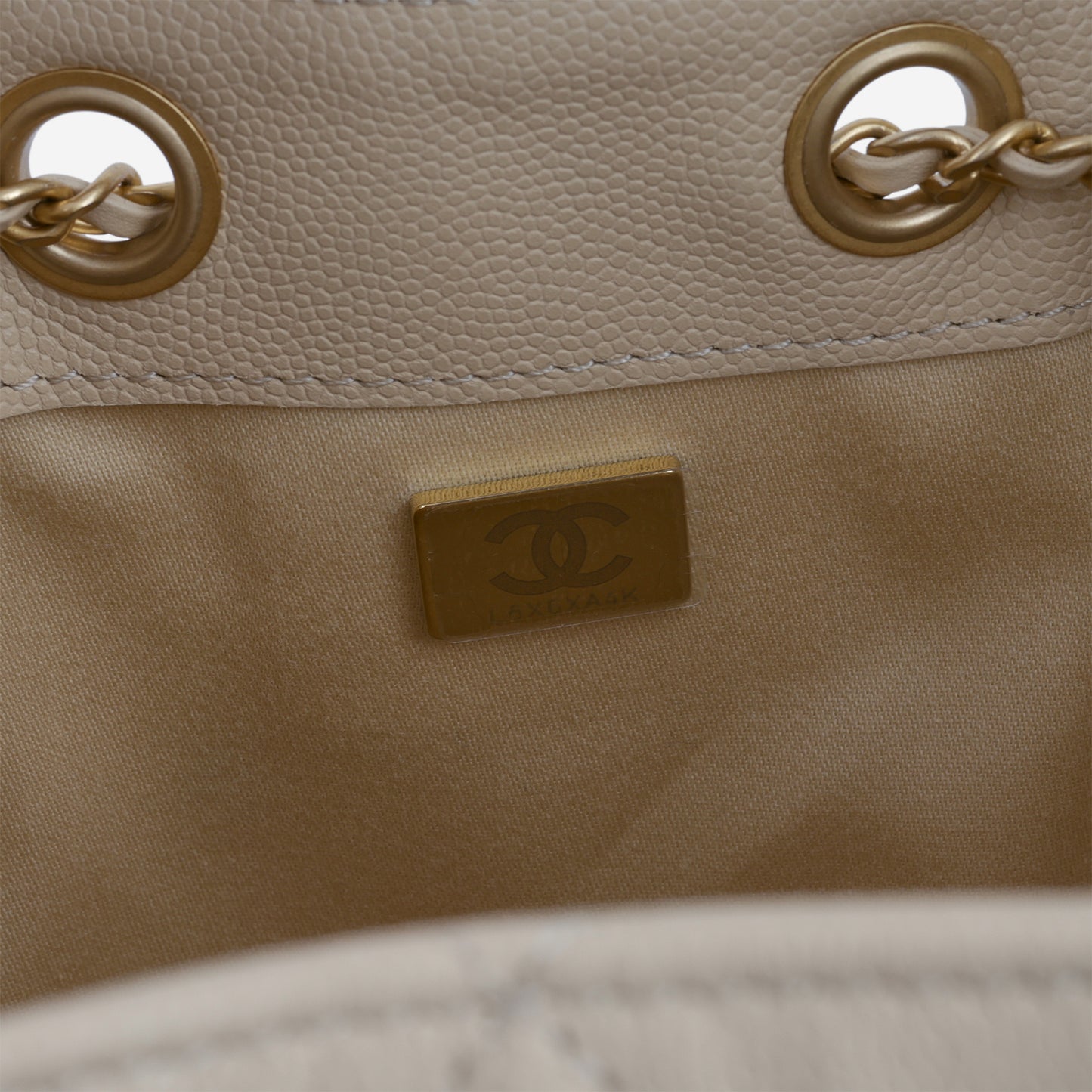 Chanel Small 25 Hobo - Beige Caviar | Gold Hardware