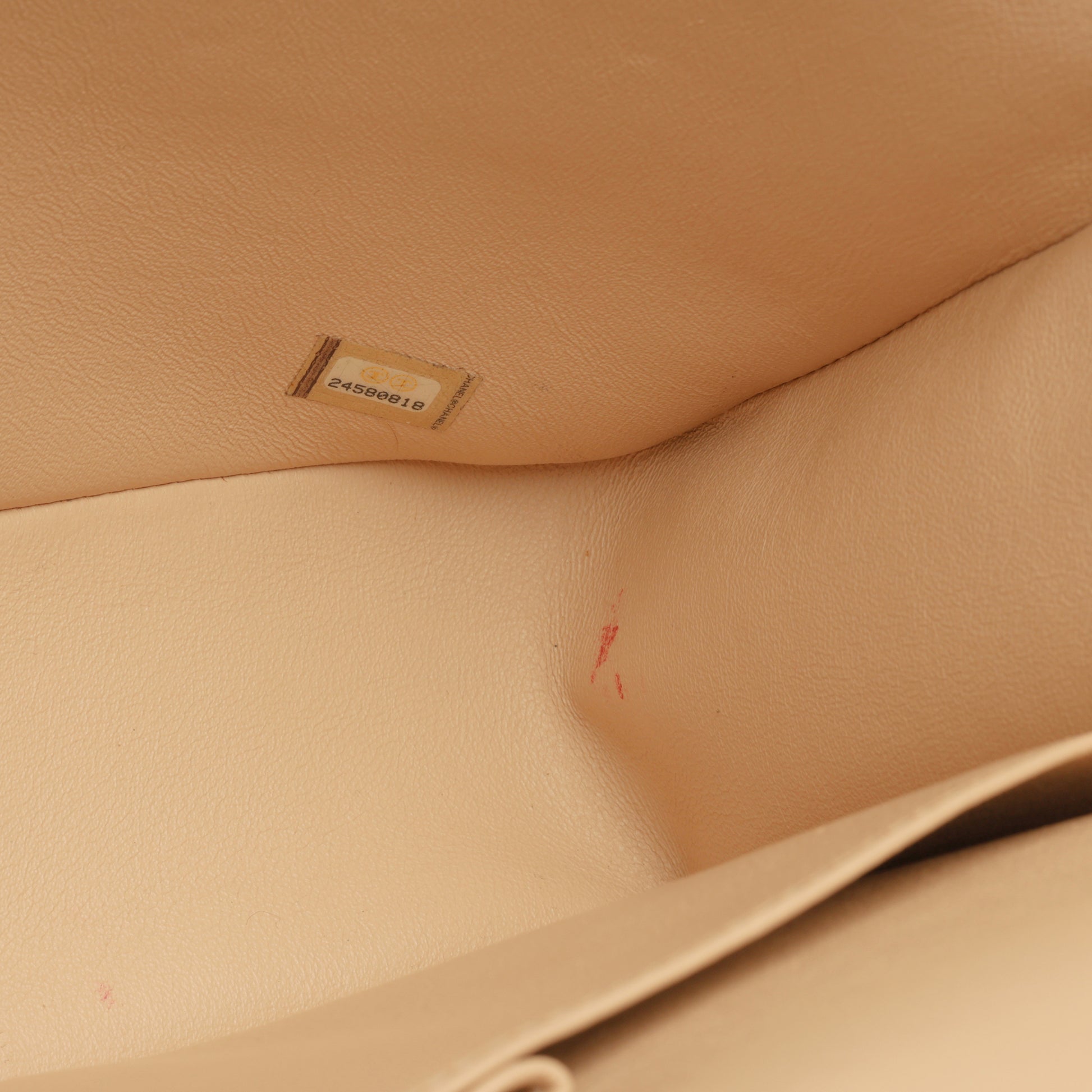 Chanel Classic Jumbo Double Flap - Beige Lambskin | Silver Hardware - Bagista