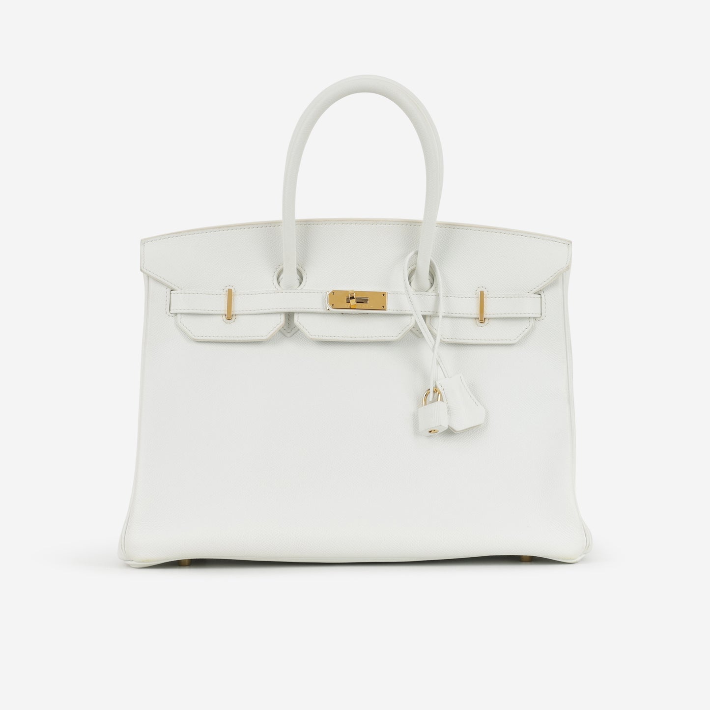Hermès Birkin 35 - Blanc Epsom Retourne | Gold Hardware