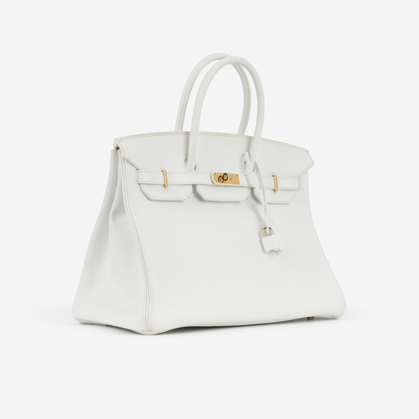 Hermès Birkin 35 - Blanc Epsom Retourne | Gold Hardware