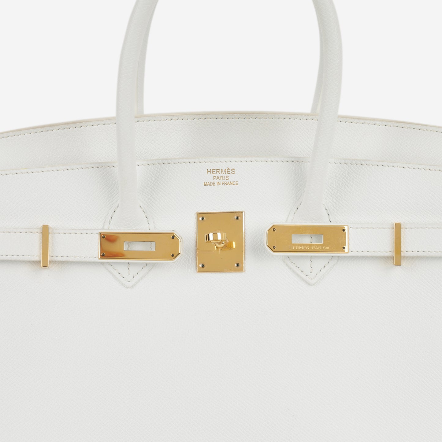 Hermès Birkin 35 - Blanc Epsom Retourne | Gold Hardware