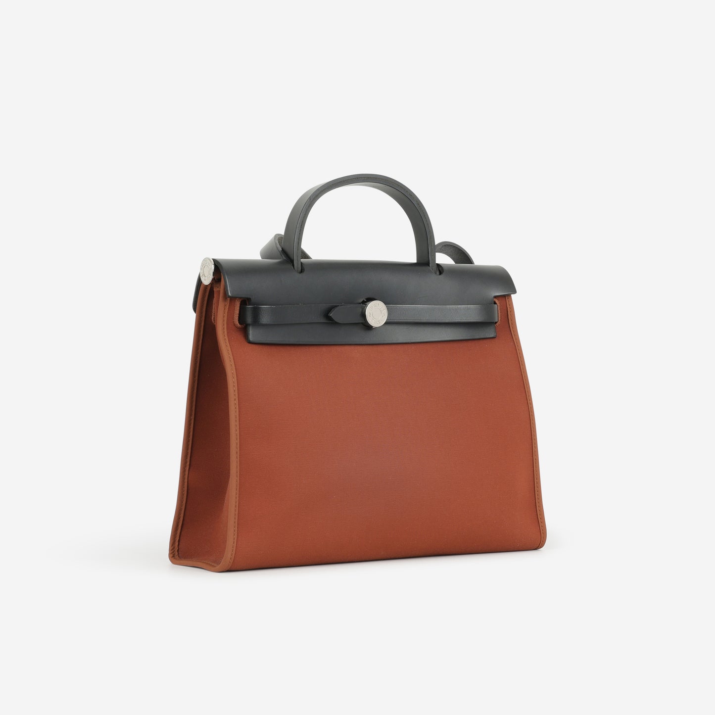 Hermès Herbag 31 - Cuivre Canvas / Black Hunter | Palladium Hardware - Bagista