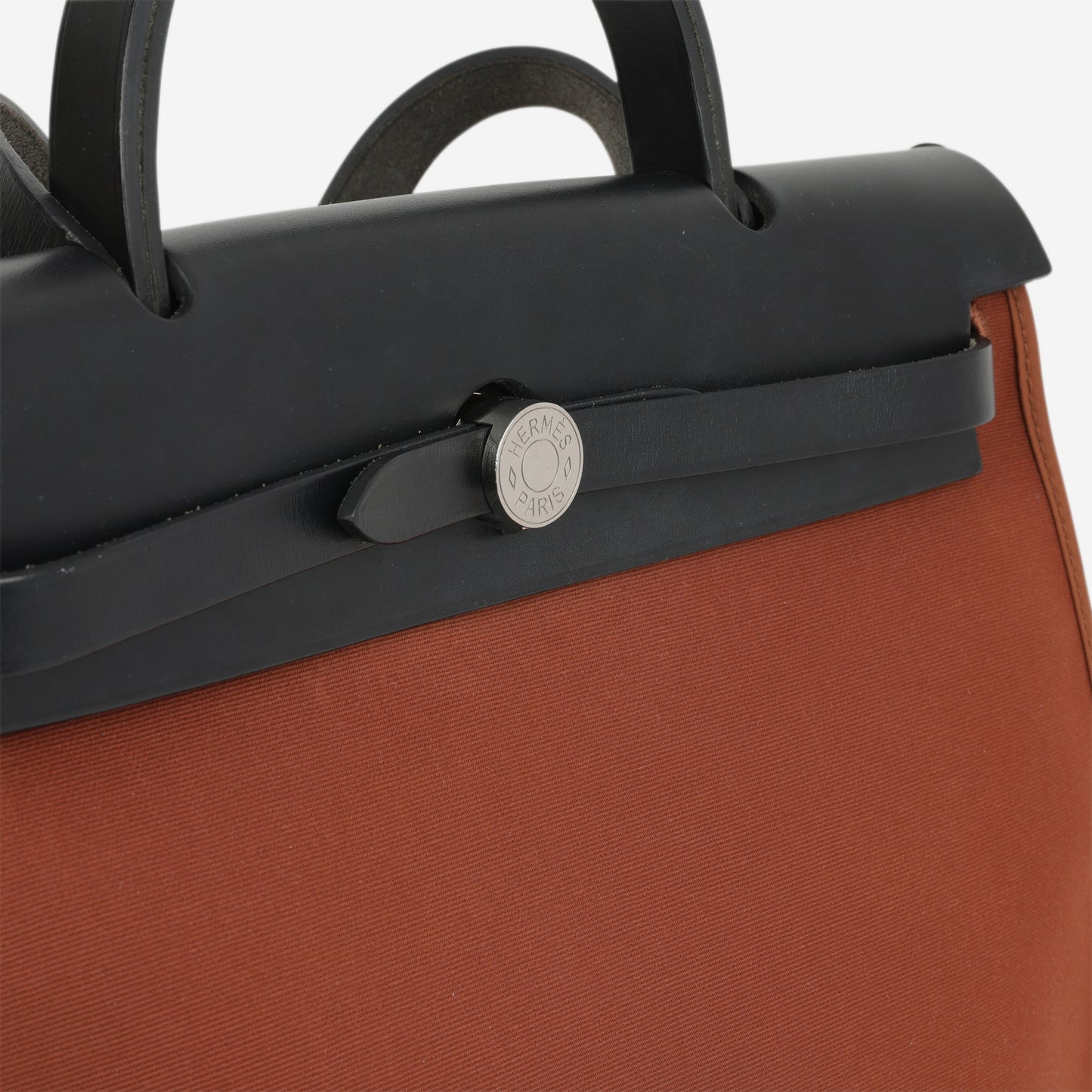Hermès Herbag 31 - Cuivre Canvas / Black Hunter | Palladium Hardware - Bagista