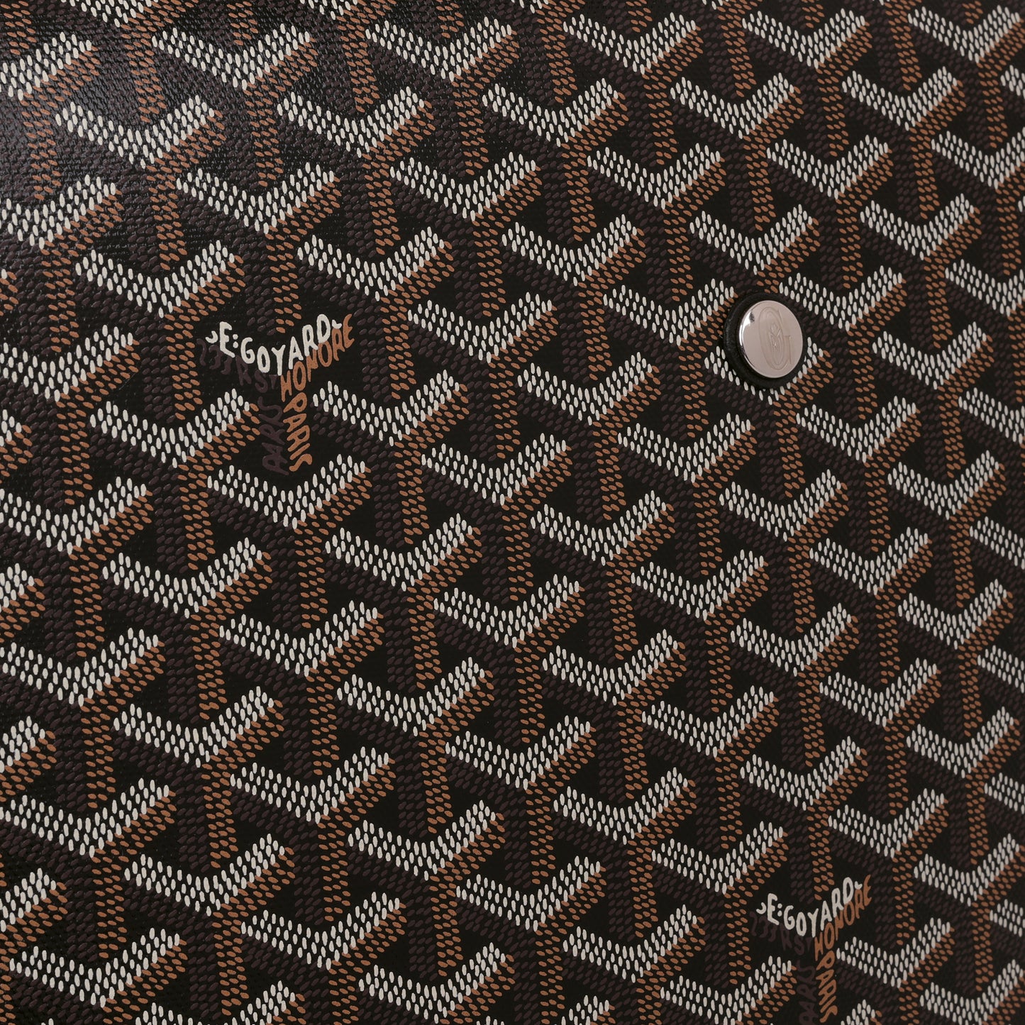 Goyard Capetien MM Messenger Bag - Black Goyardine | Palladium Hardware