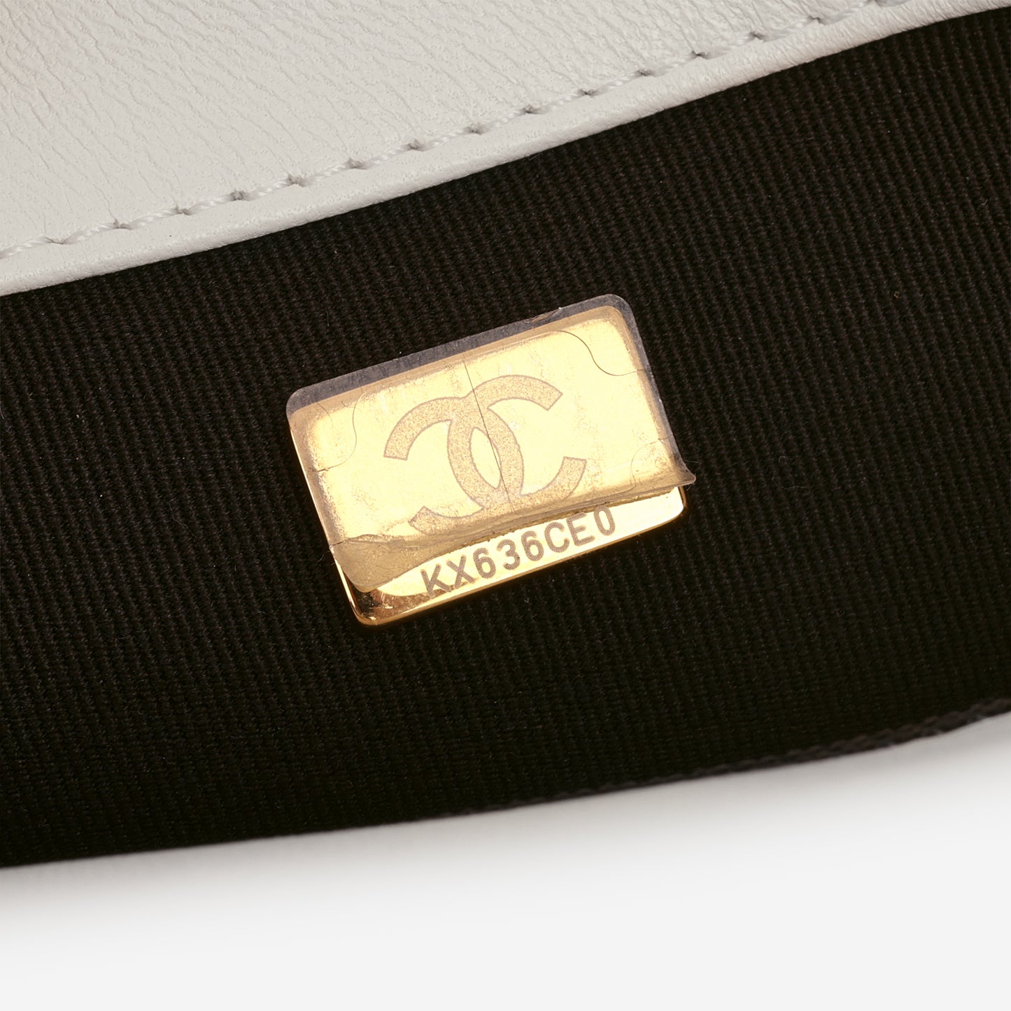 Chanel Small 19 Flap - White Lambskin | Gold Hardware - Bagista