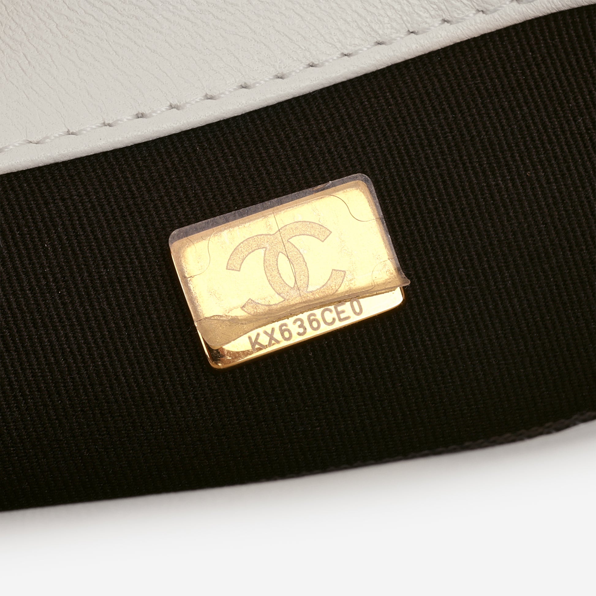 Chanel Small 19 Flap - White Lambskin | Gold Hardware - Bagista