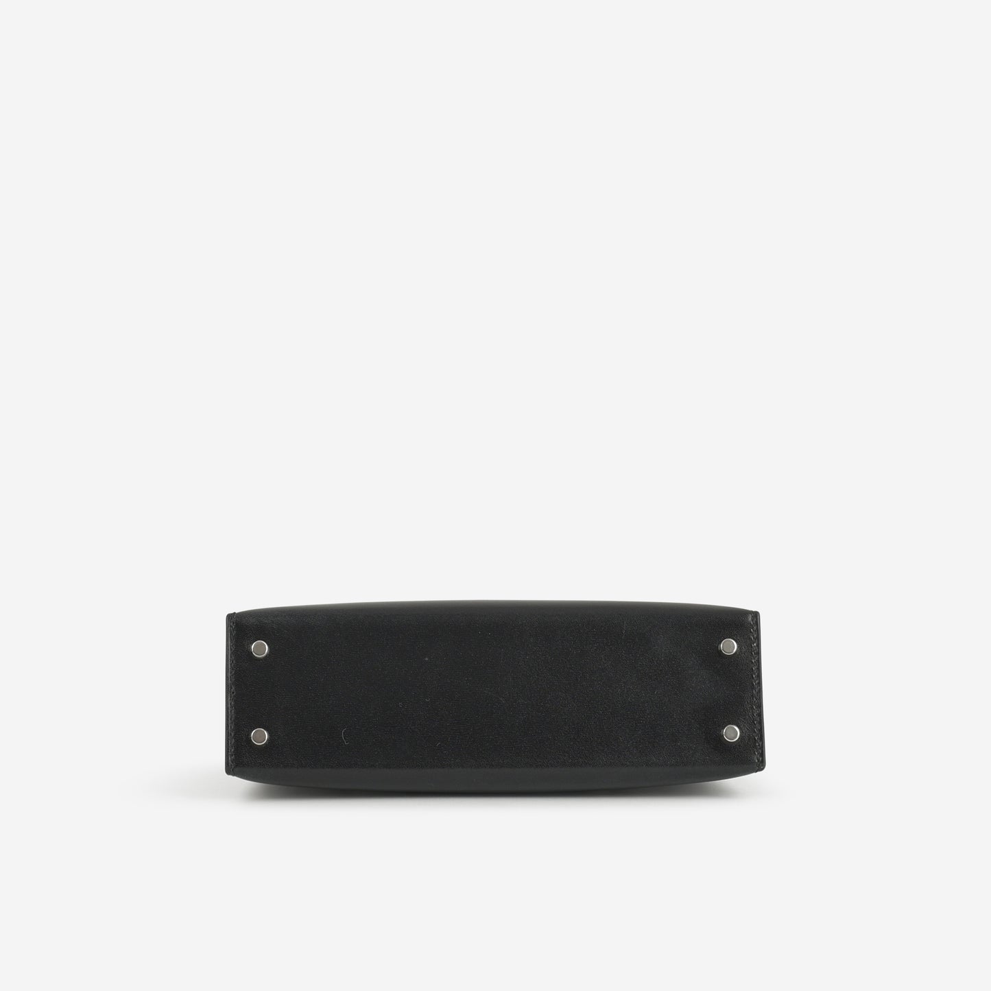Hermès Mini Kelly - Black Box Calf | Palladium Hardware - Bagista