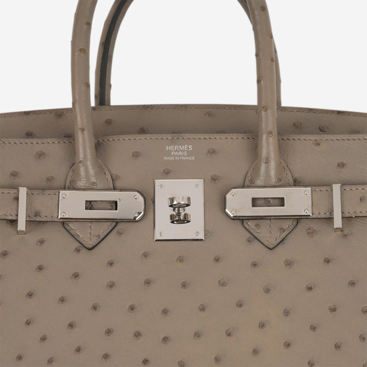 Hermès Birkin 30 - Mousse Ostrich | Palladium Hardware
