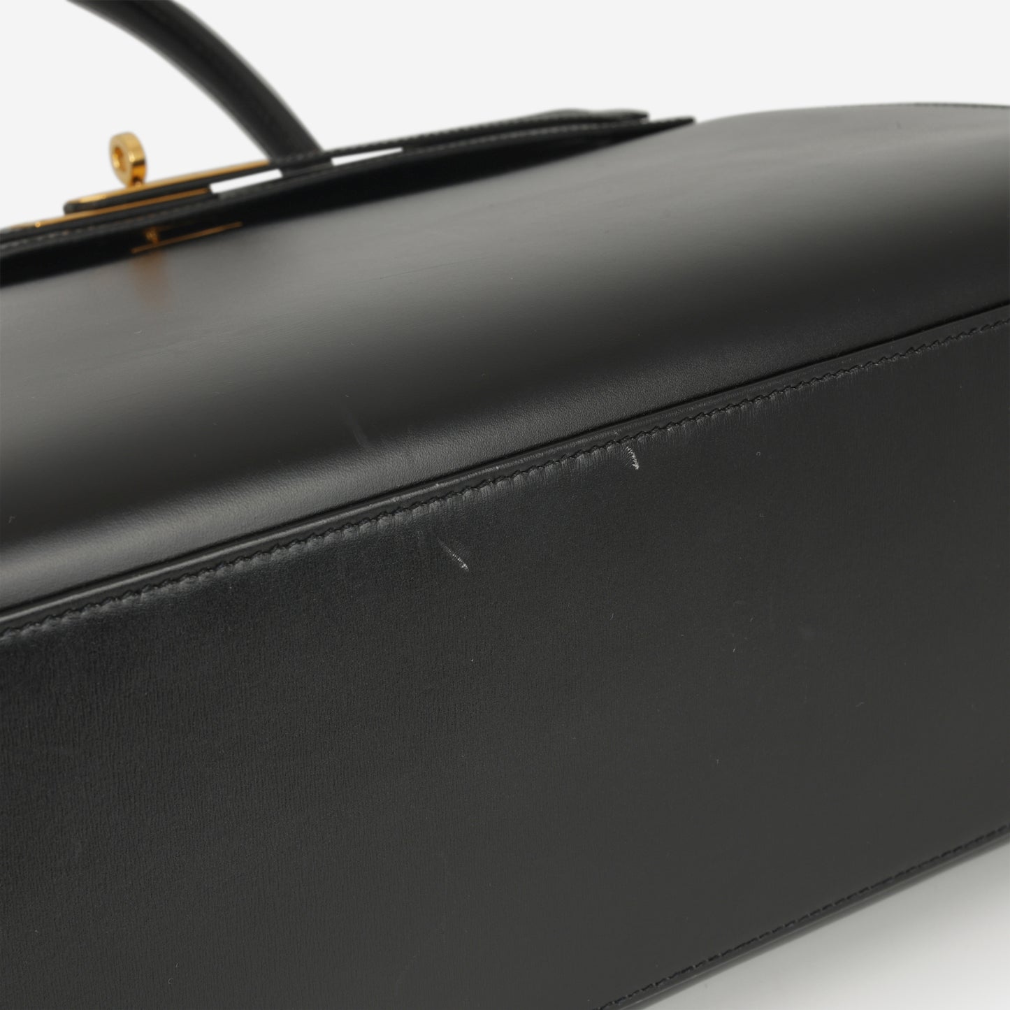 Hermès Vintage Kelly 35 - Black Box Calf | Gold Hardware