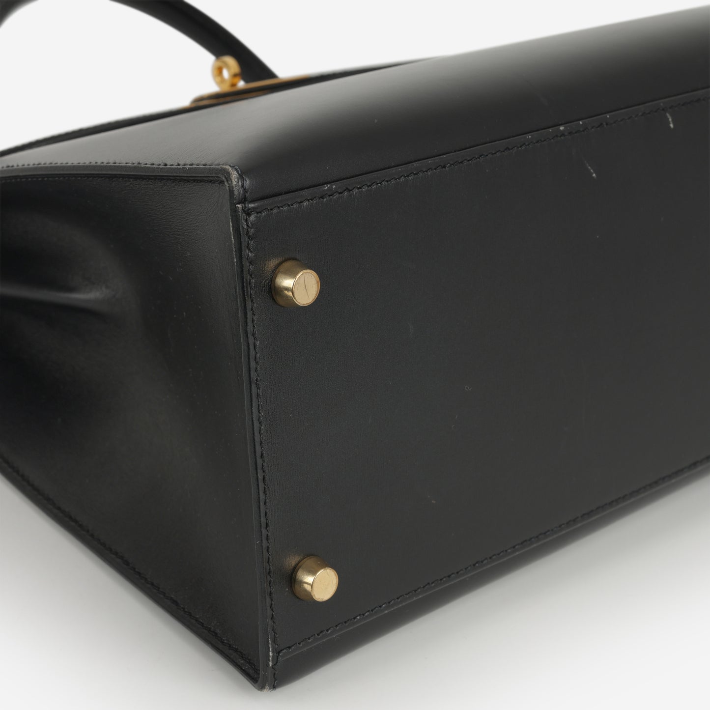 Hermès Vintage Kelly 35 - Black Box Calf | Gold Hardware