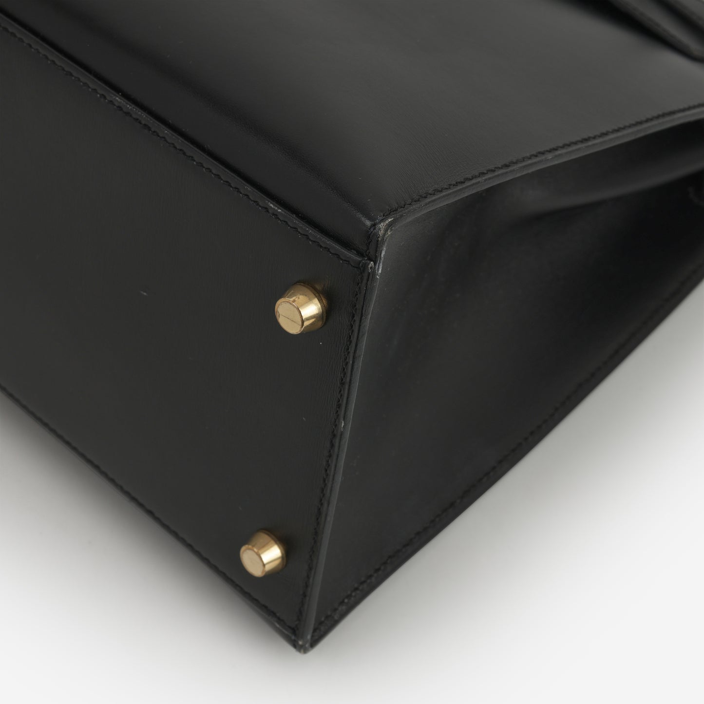 Hermès Vintage Kelly 35 - Black Box Calf | Gold Hardware