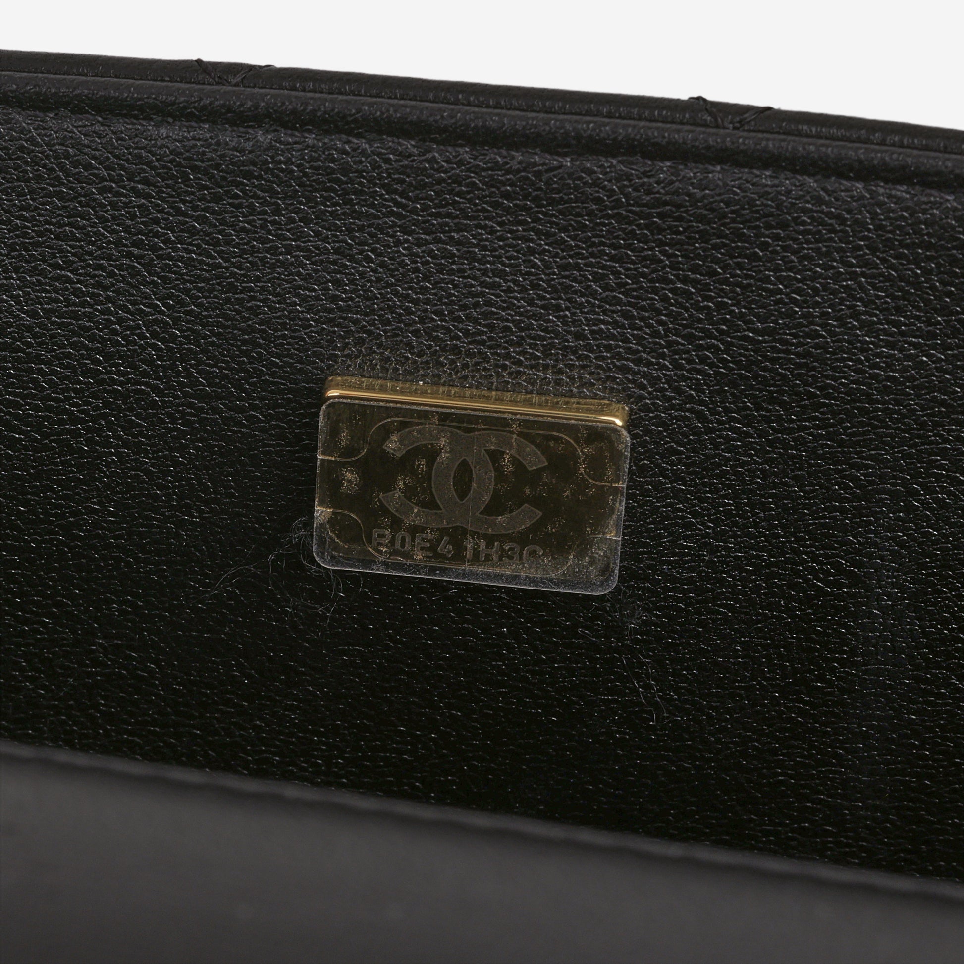 Chanel Mini Rectangular Top Handle - Black Lambskin | Champagne Gold Hardware - Bagista