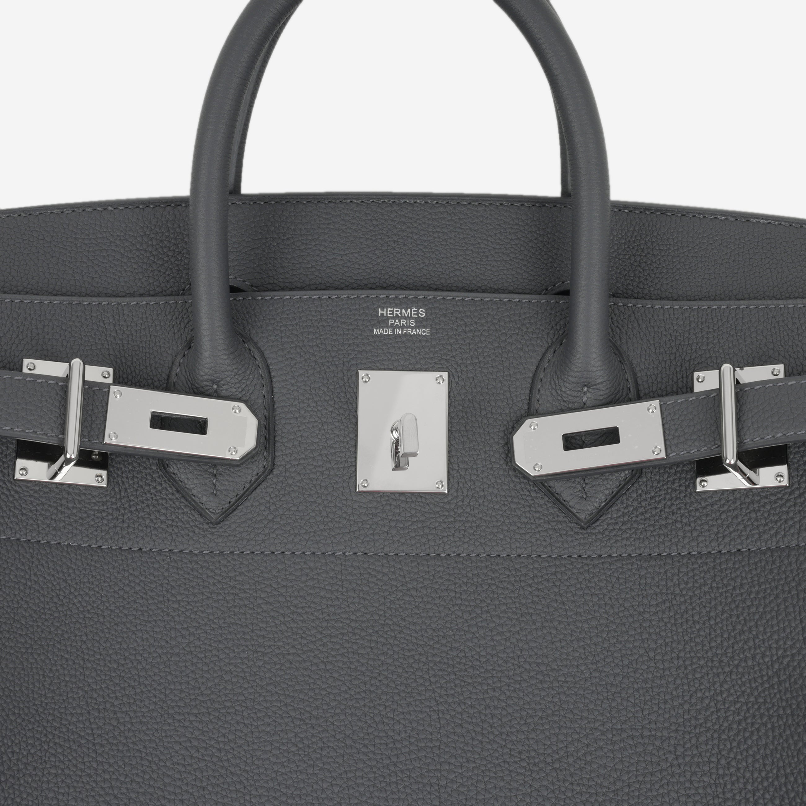 Hermès HAC 40 Ardoise Togo Palladium Hardware | W Stamp 2024