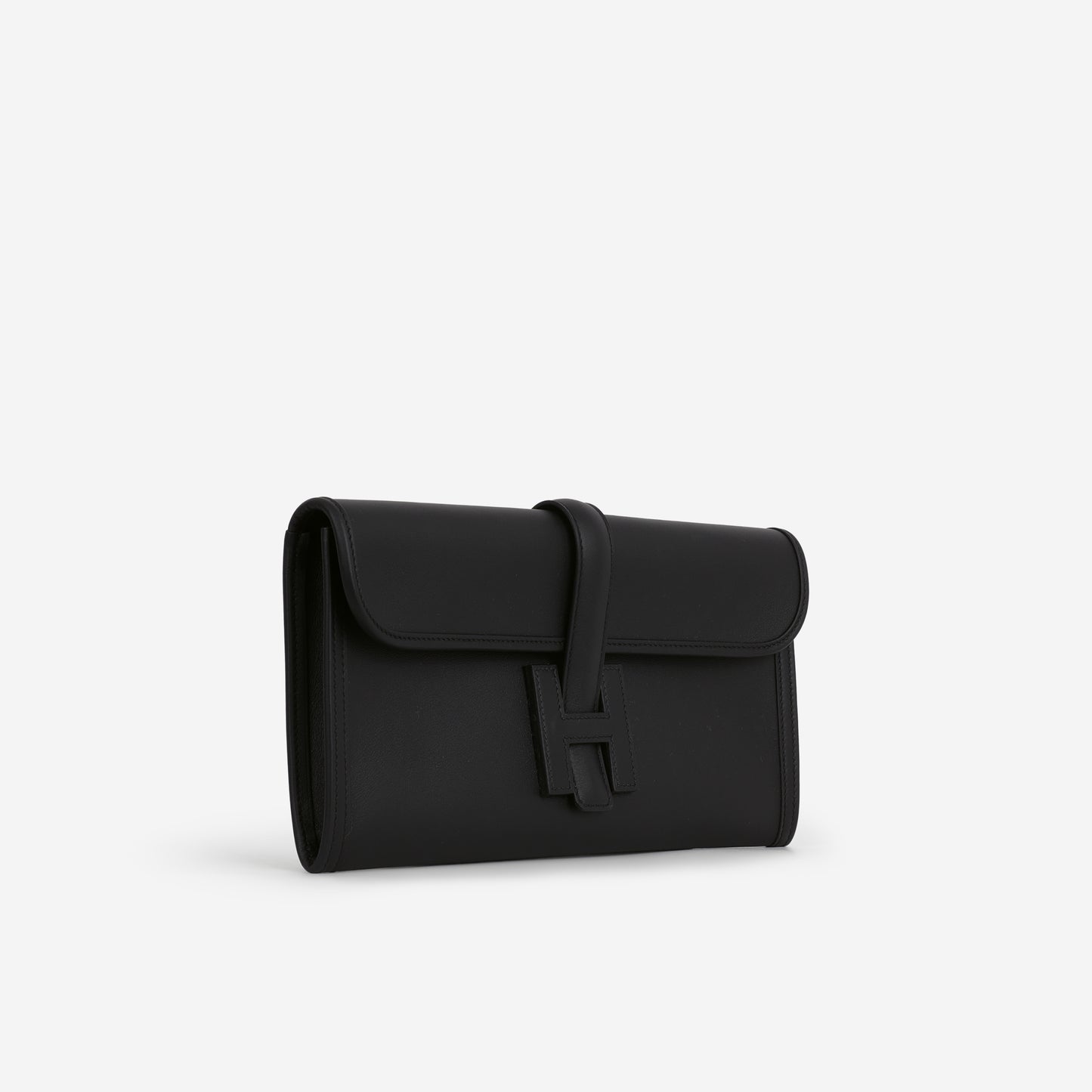 Hermès Jige Elan 29 Clutch - Black Swift