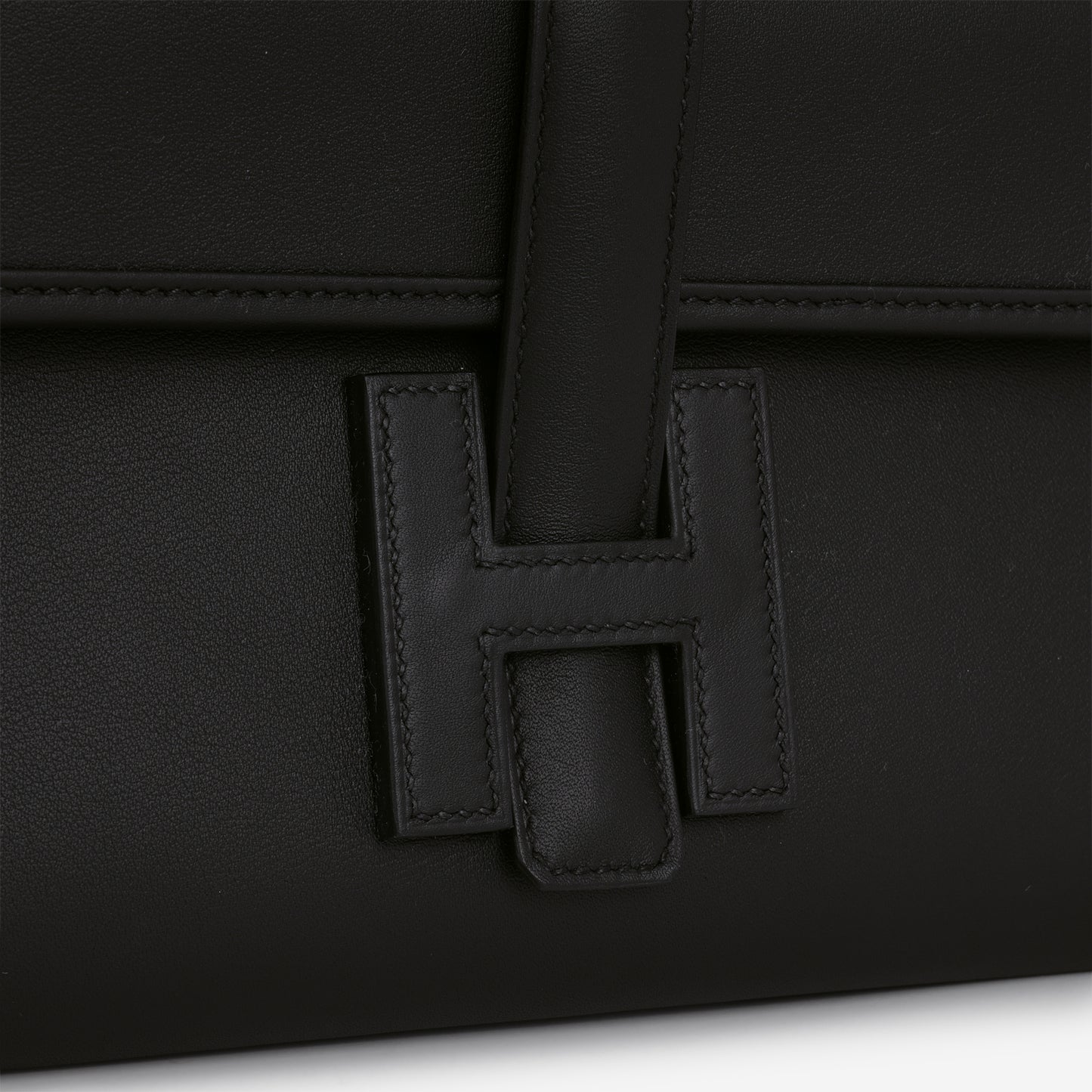 Hermès Jige Elan 29 Clutch - Black Swift