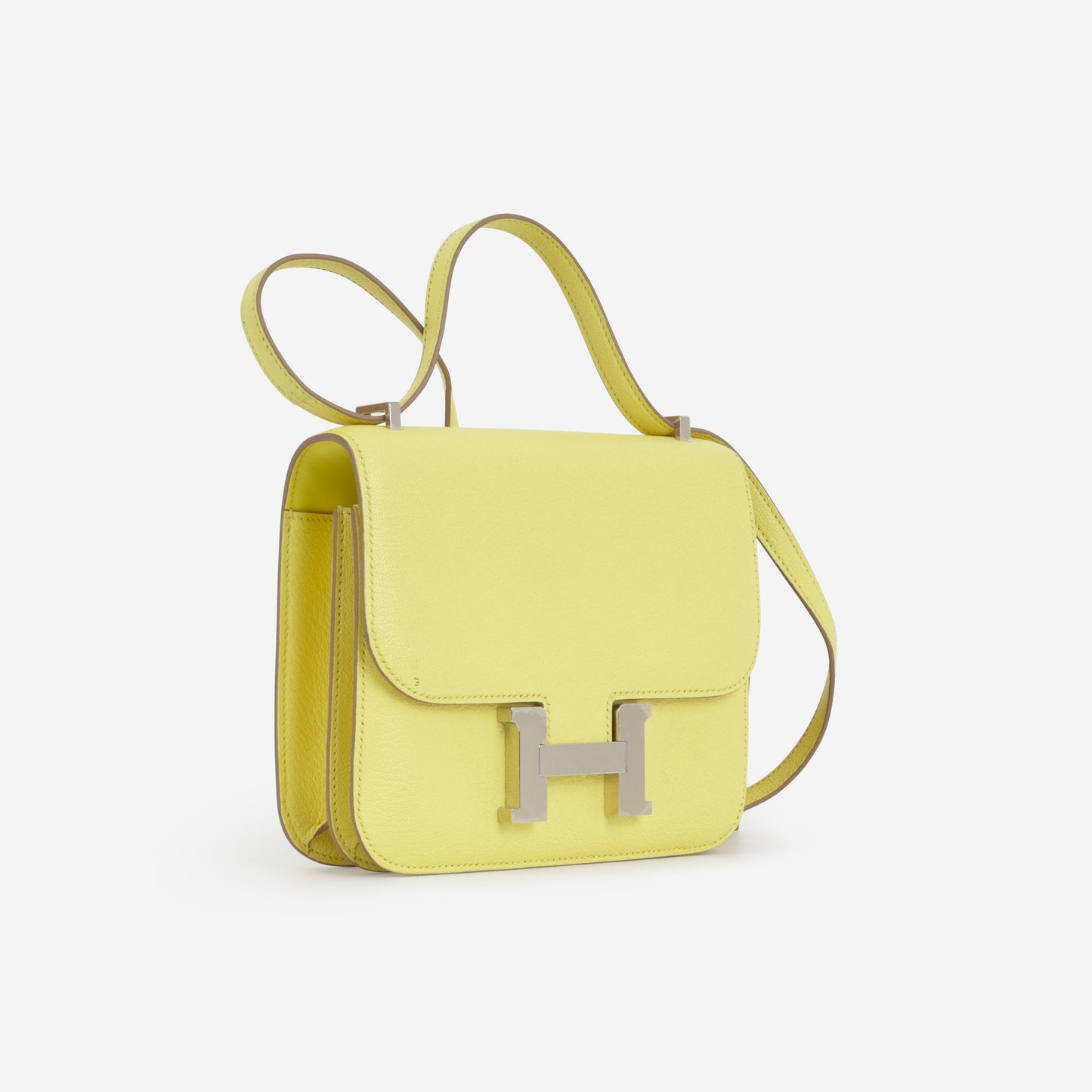 Hermès Constance 18 - Limoncello Chevre | Palladium Hardware
