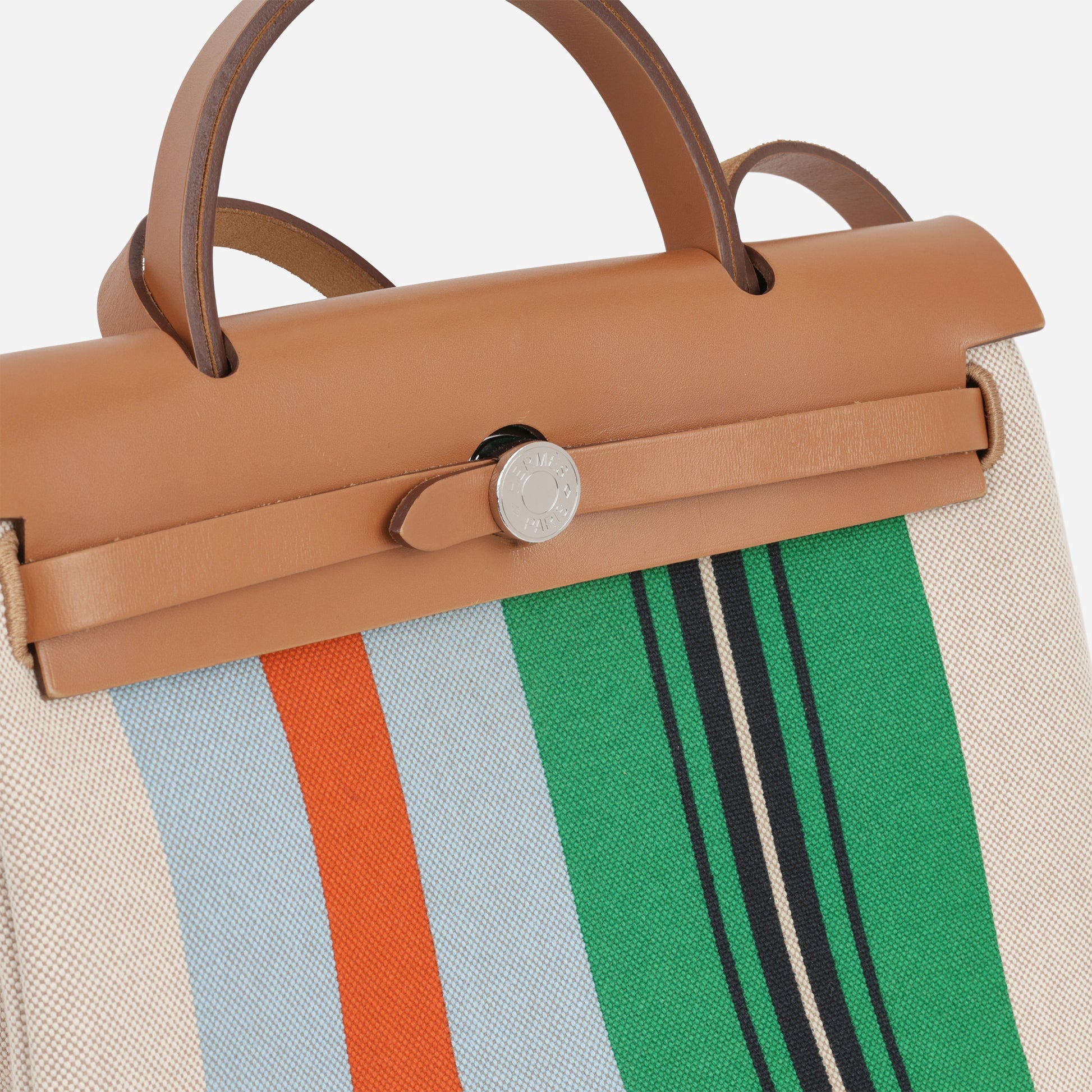 Hermès Herbag 31 - Rayures D'equipage | Palladium Hardware - Bagista