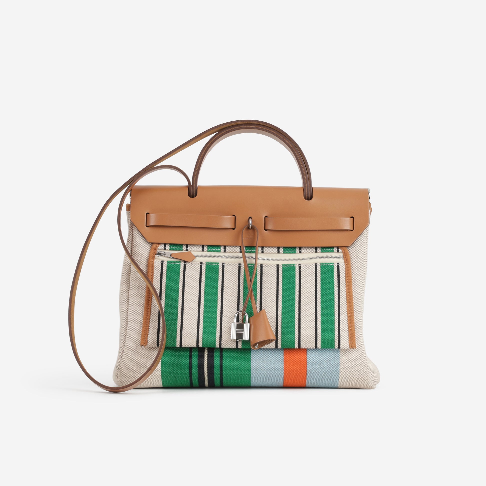 Hermès Herbag 31 - Rayures D'equipage | Palladium Hardware - Bagista