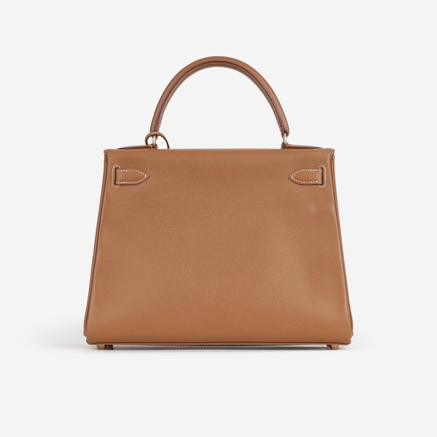 Hermès Vintage Kelly 28 - Gold Courchevel | Gold Hardware - Bagista