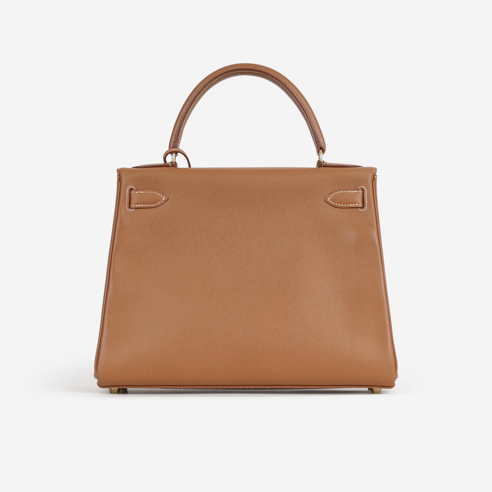 Hermès Vintage Kelly 28 - Gold Courchevel | Gold Hardware - Bagista