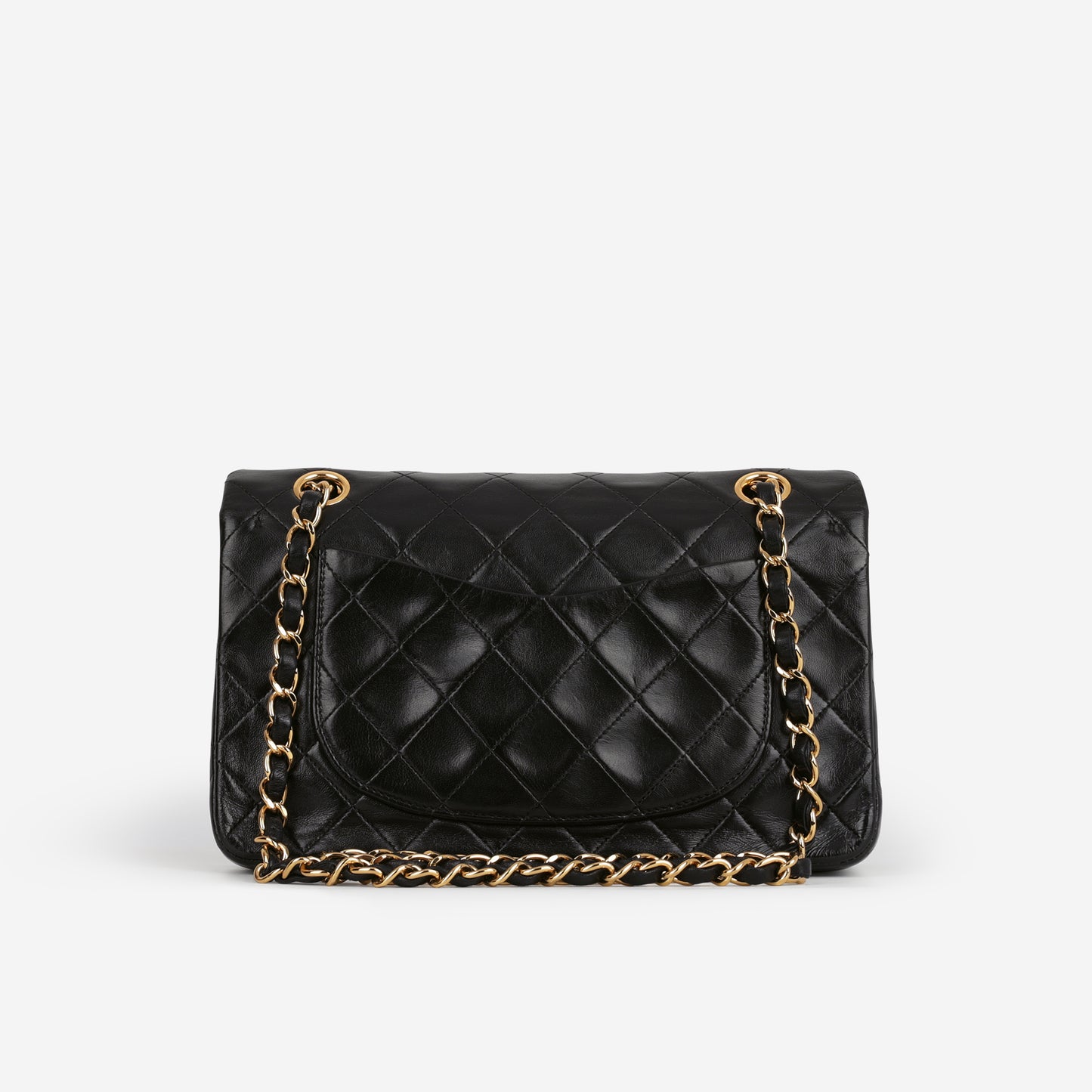 Chanel Vintage Small Classic Flap - Black Lambskin | Gold Hardware