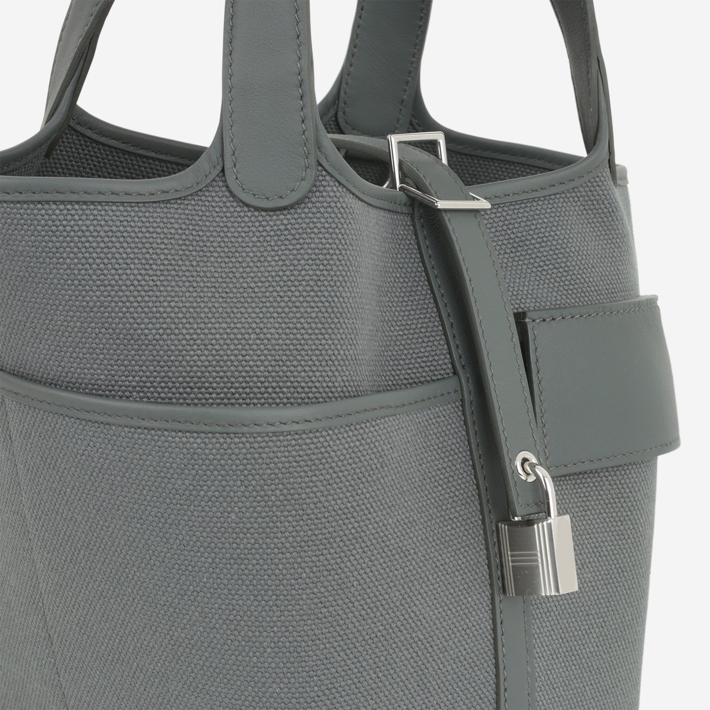 Hermès Picotin 18 Cargo - Vert Mangrove Canvas / Swift | Palladium Hardware