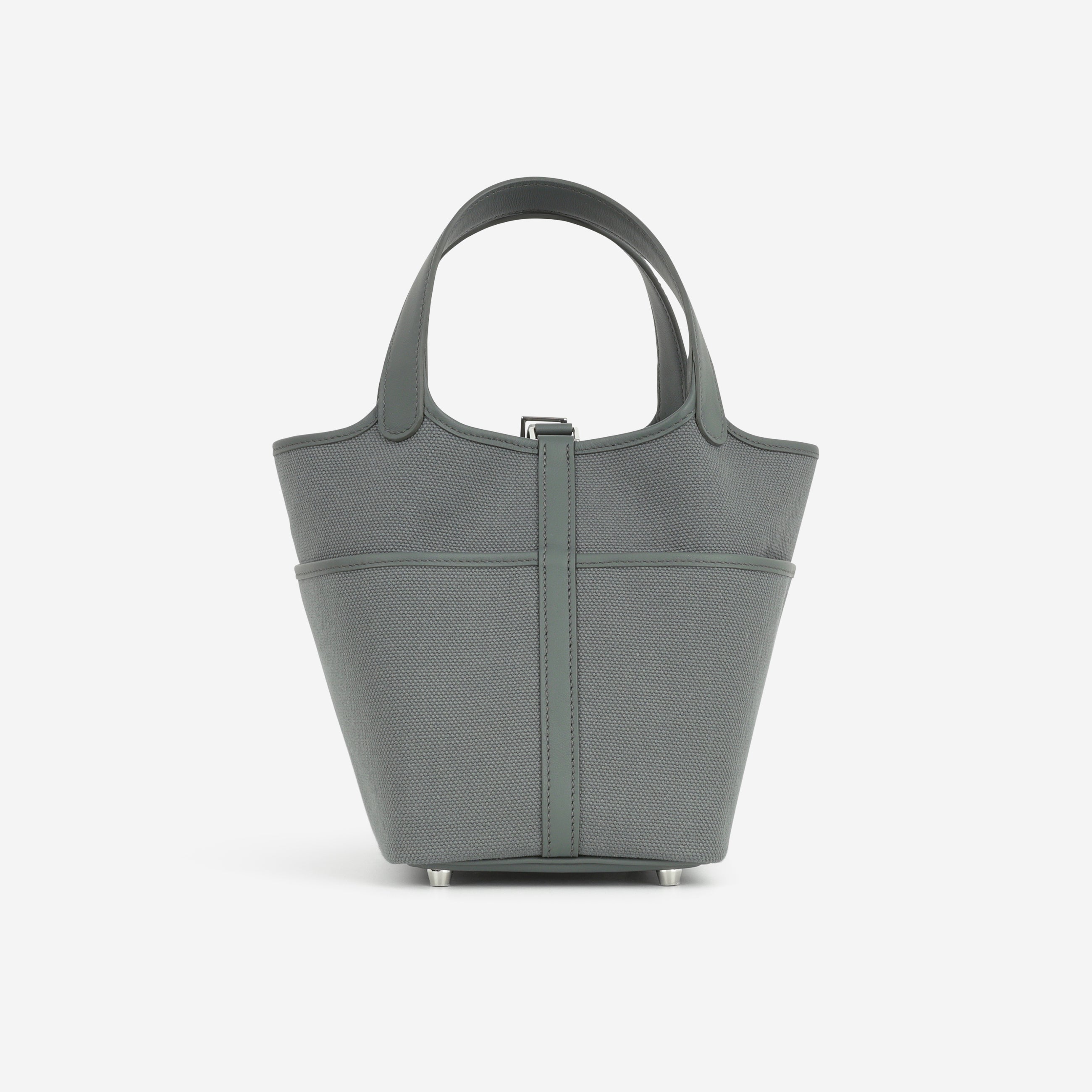 Hermès Picotin 18 Cargo - Vert Mangrove Canvas / Swift | Palladium