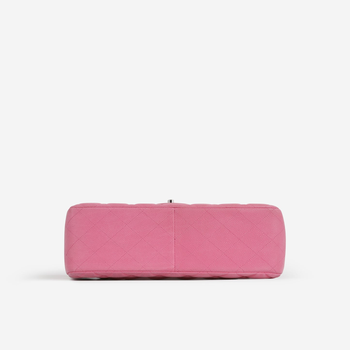 Chanel Classic Jumbo Double Flap - Pink Matte Caviar | Silver Hardware