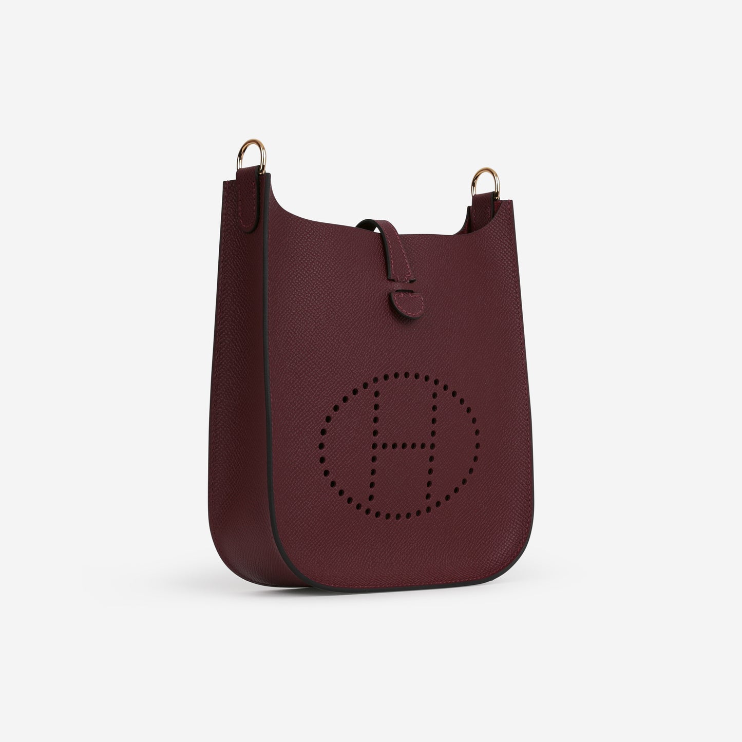 Hermès Mini Evelyne 16 Sellier - Rouge H Epsom | Gold Hardware