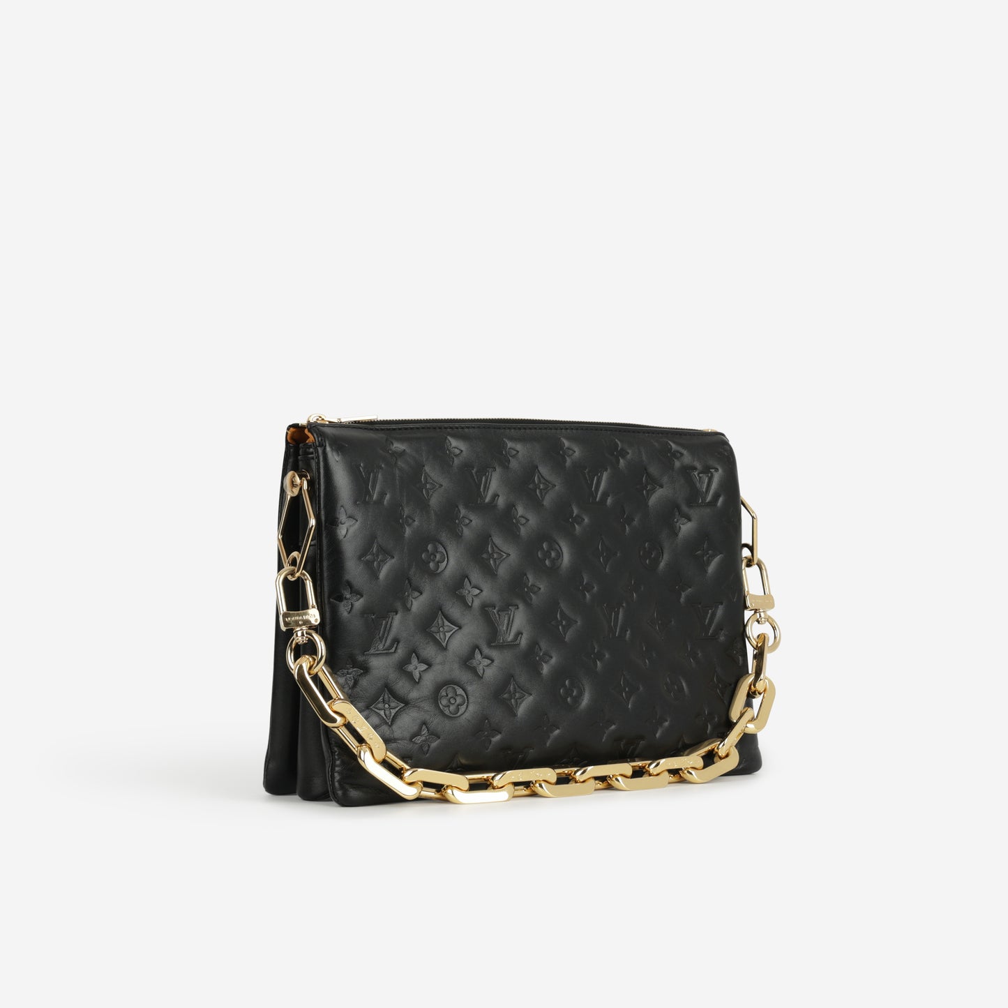 Louis Vuitton Coussin MM - Black Lambskin | Gold Hardware