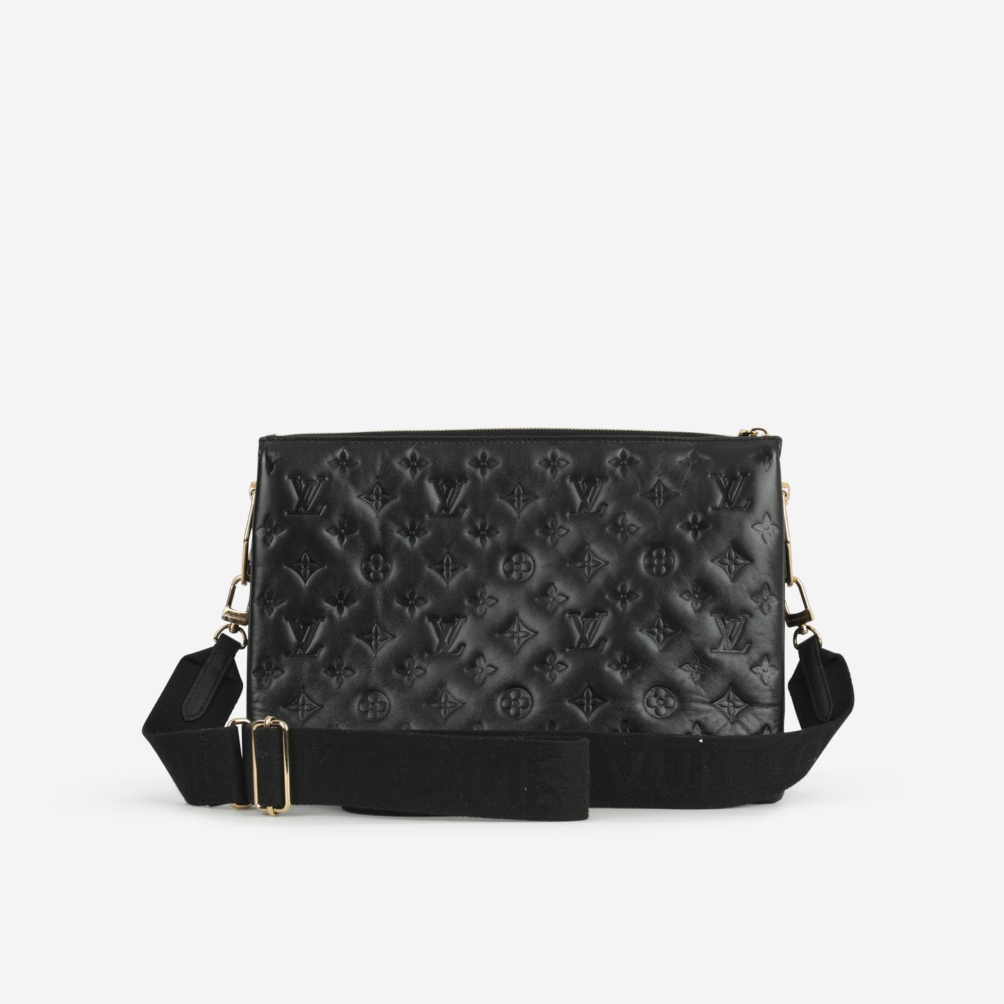 Louis Vuitton Coussin MM - Black Lambskin | Gold Hardware