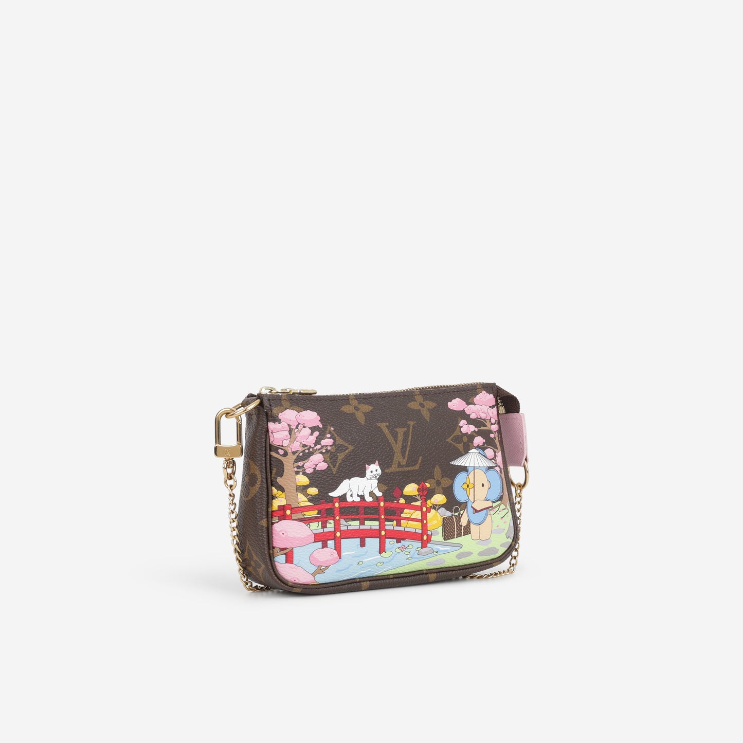 Louis Vuitton Mini Pochette Accessoires - "Vivienne in Japan" Monogram | Gold Hardware - Bagista