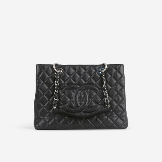 Chanel GST - Black Caviar | Silver Hardware